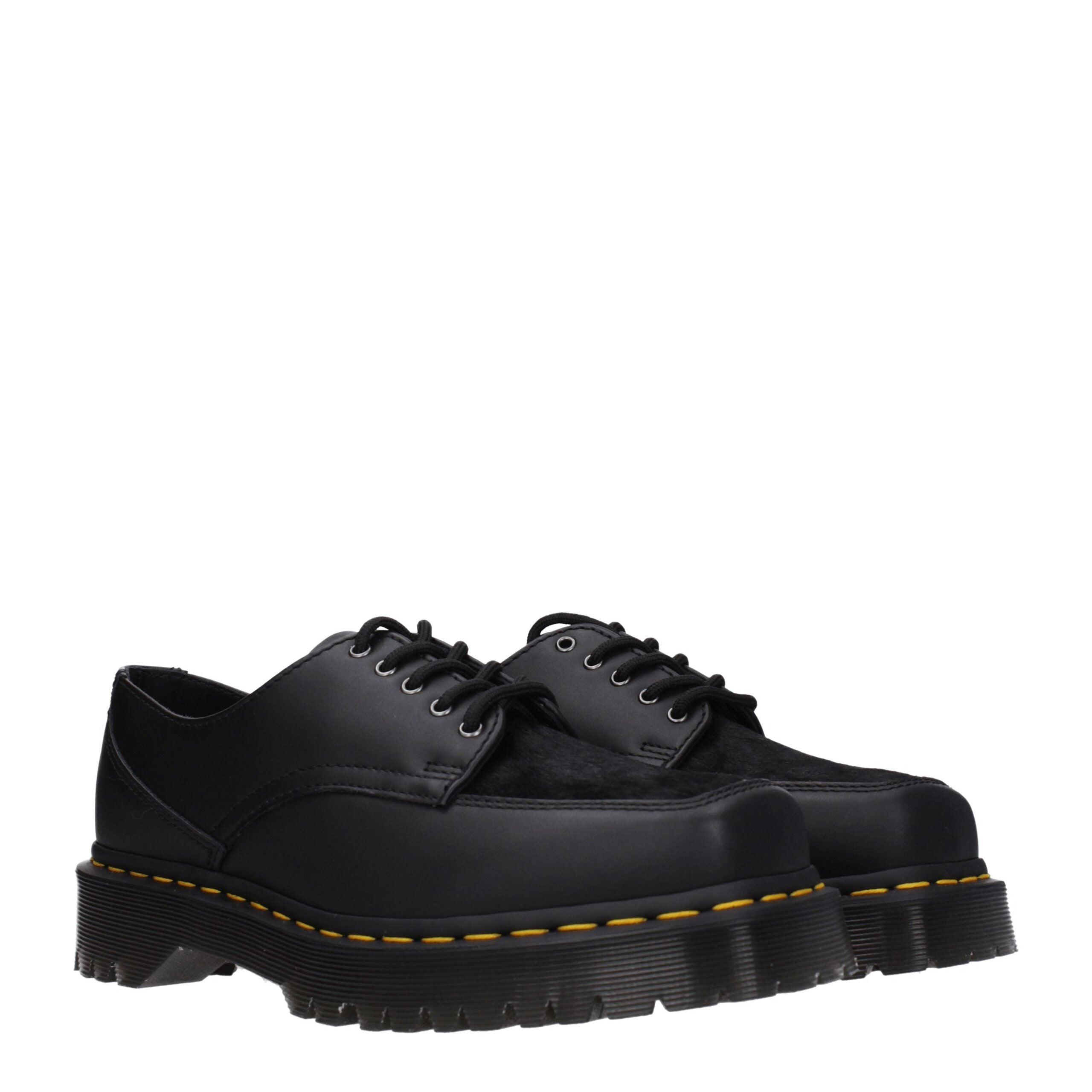 Black Leather Oxfords And Derbies Dr. Martens