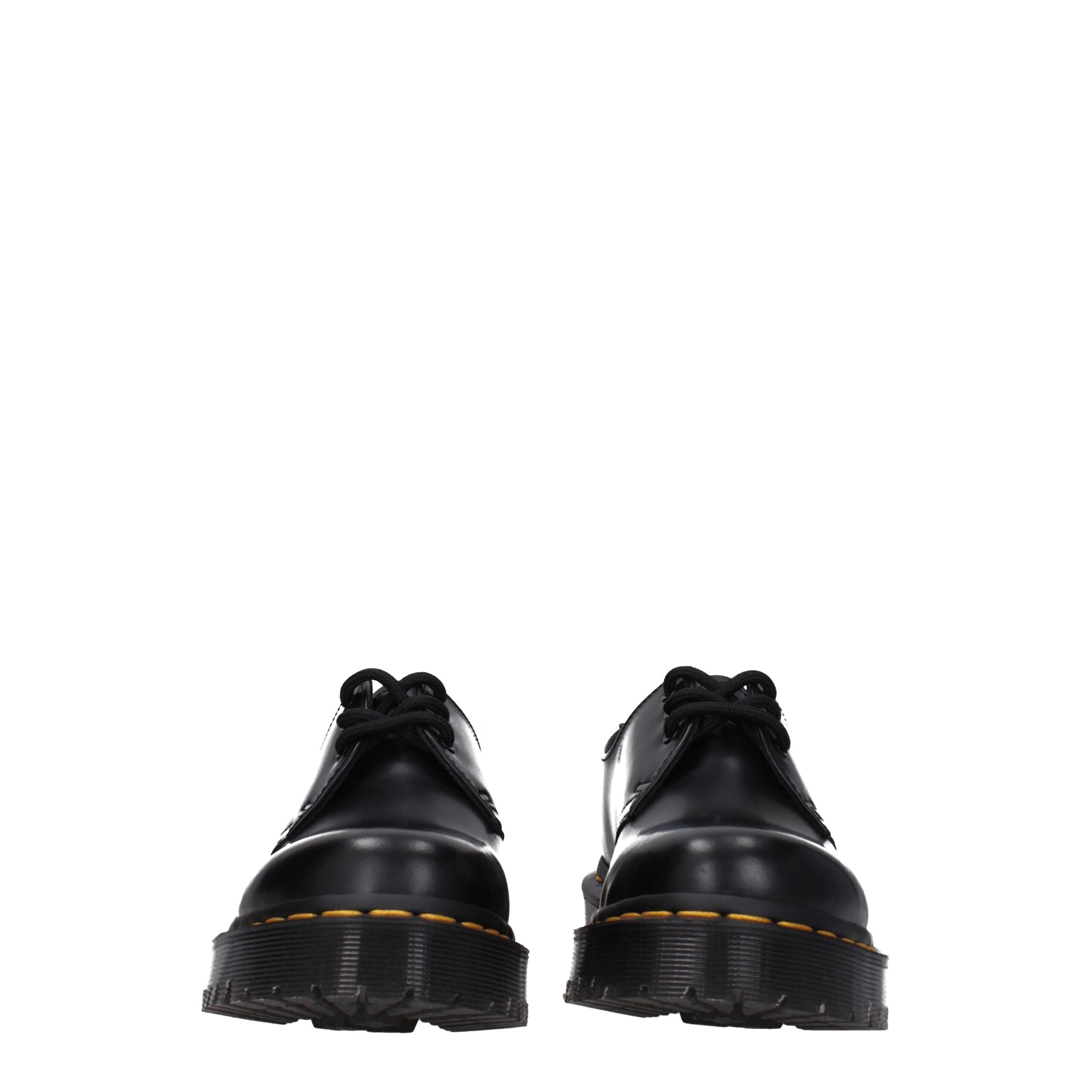 Black Leather Oxfords And Derbies Dr. Martens