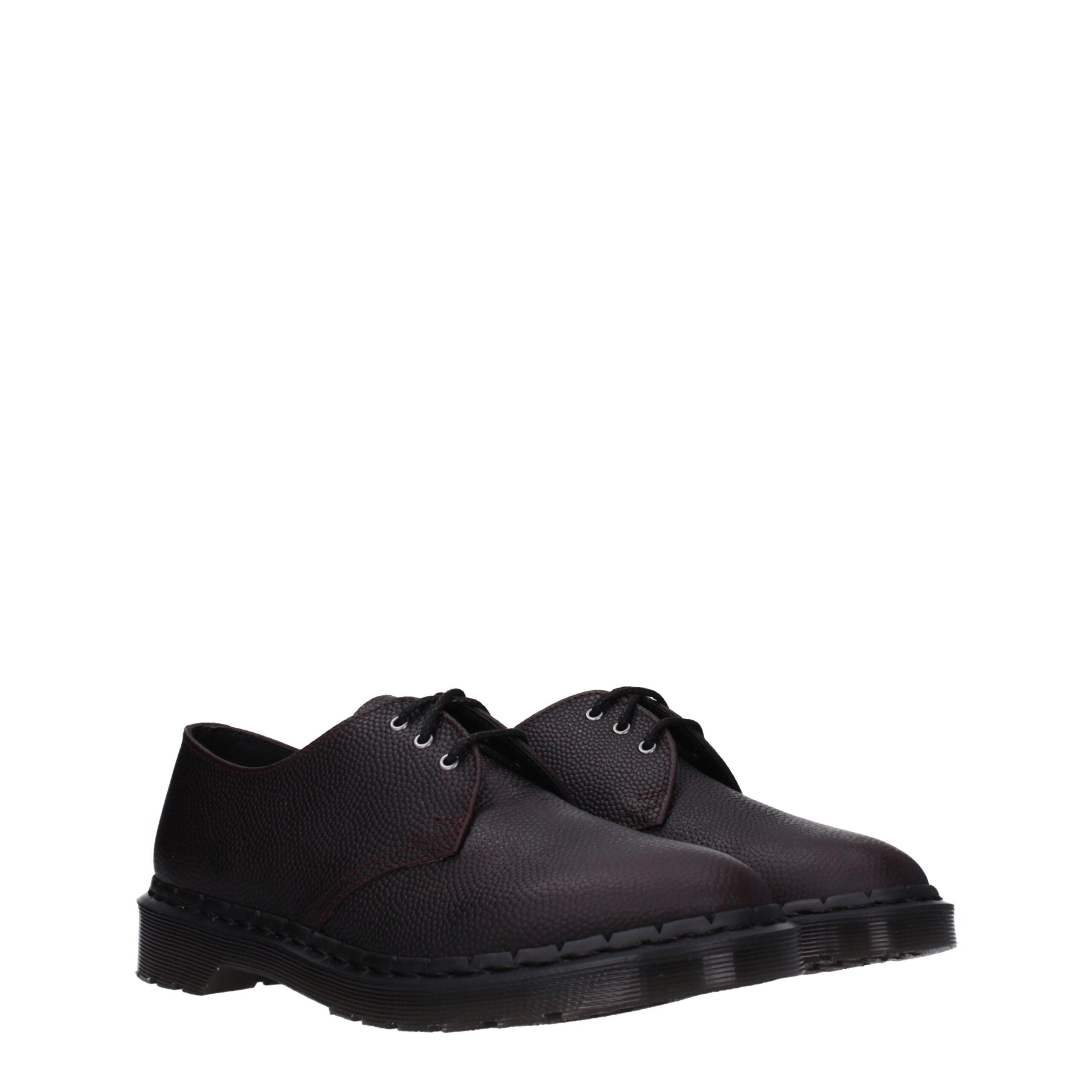 Purple Leather Oxfords And Derbies Dr. Martens