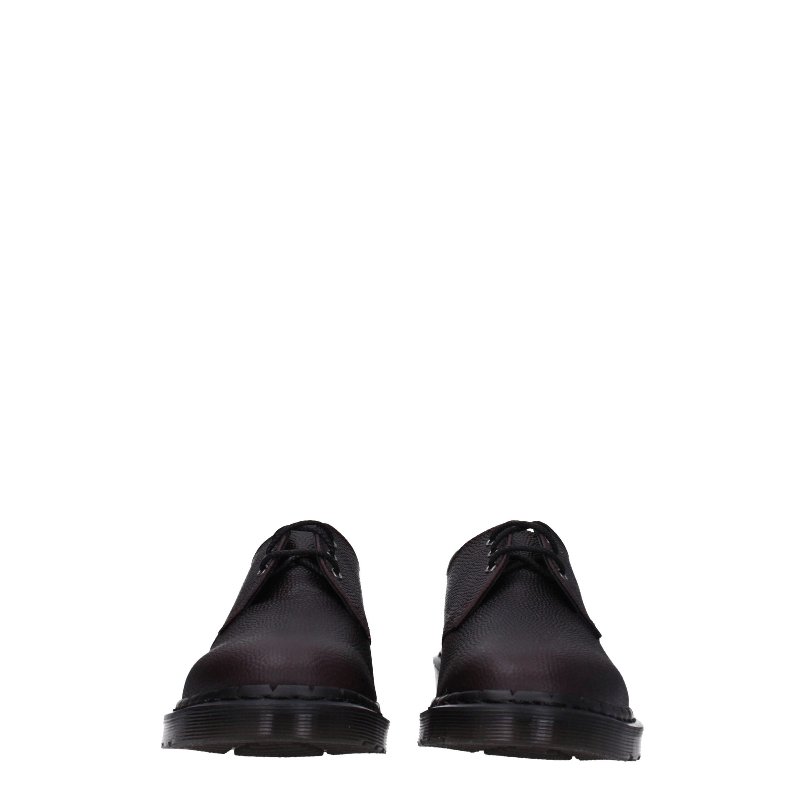Purple Leather Oxfords And Derbies Dr. Martens