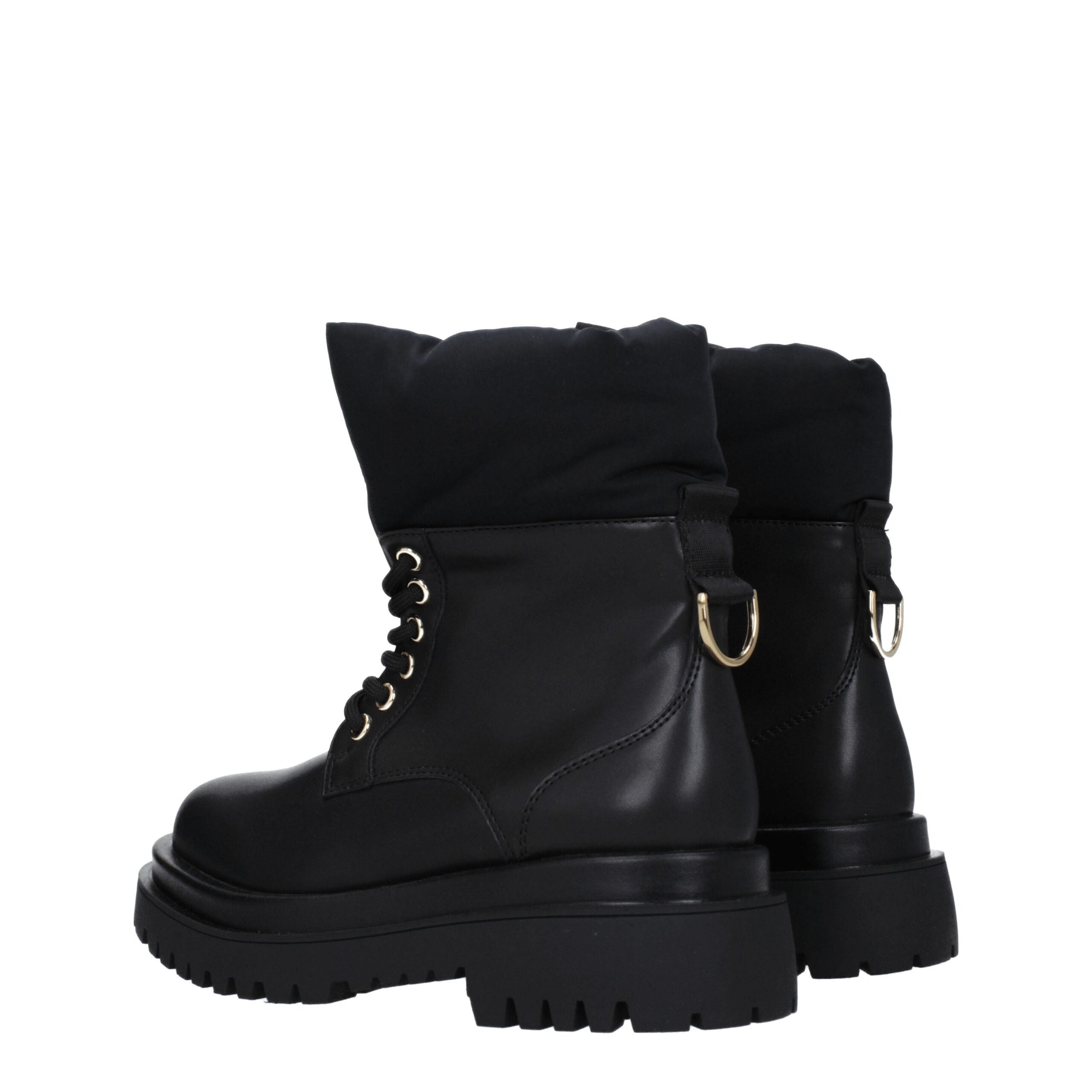Black Polyethylene Ankle Boots Versace Jeans