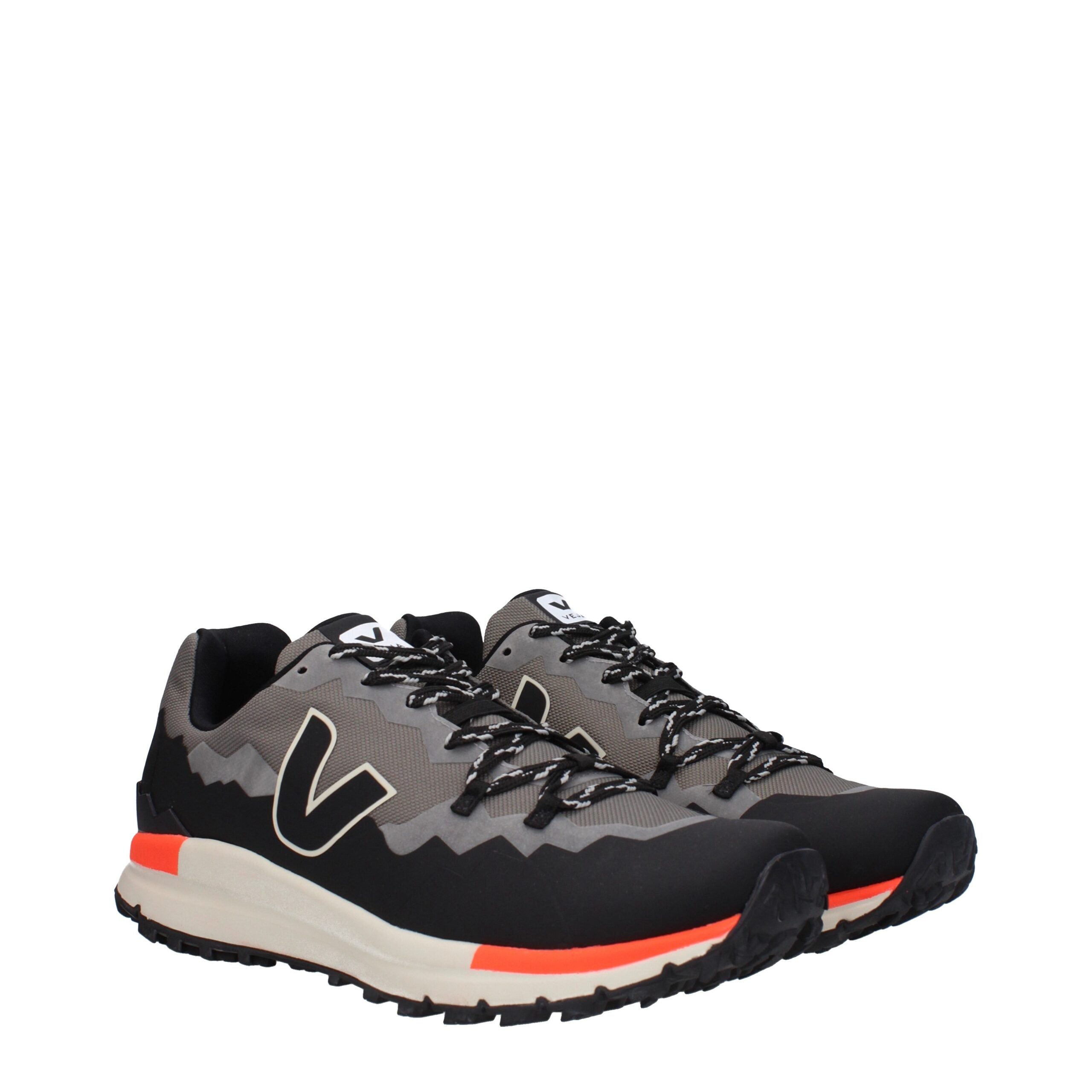 Gray Fabric Athletic Sneakers Veja
