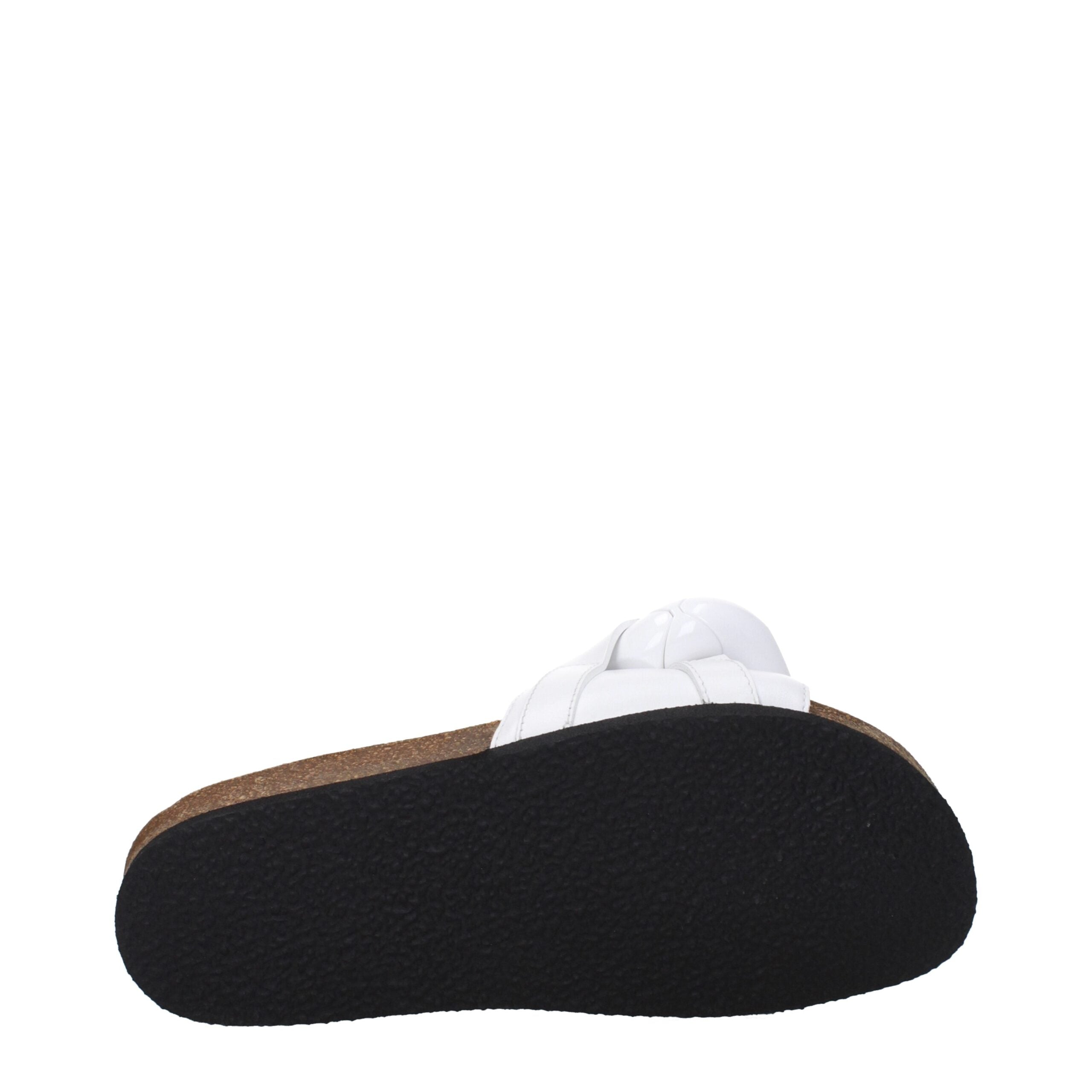 White Leather Slippers Sandals Jw Anderson