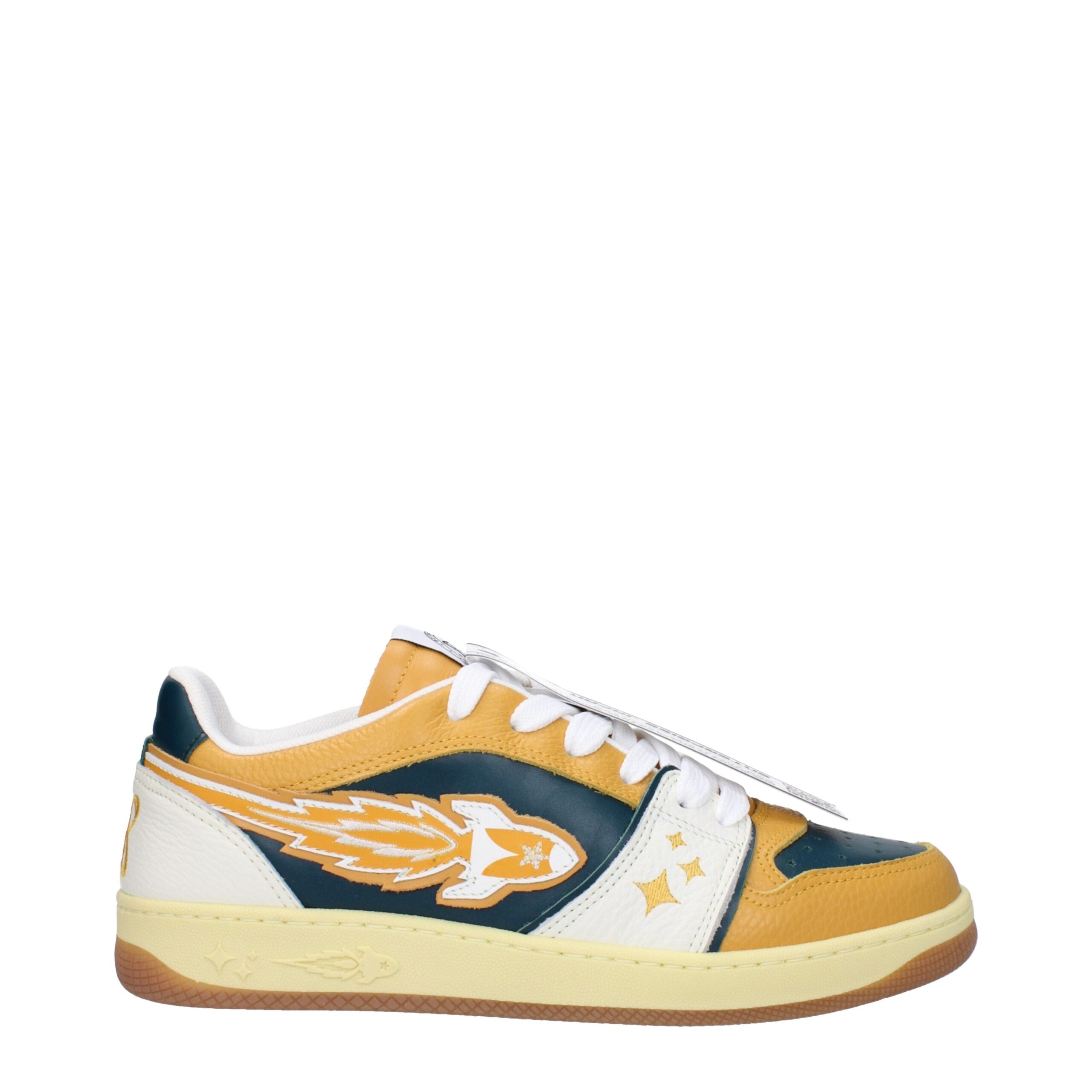 Green Leather Low Tops Enterprise Japan