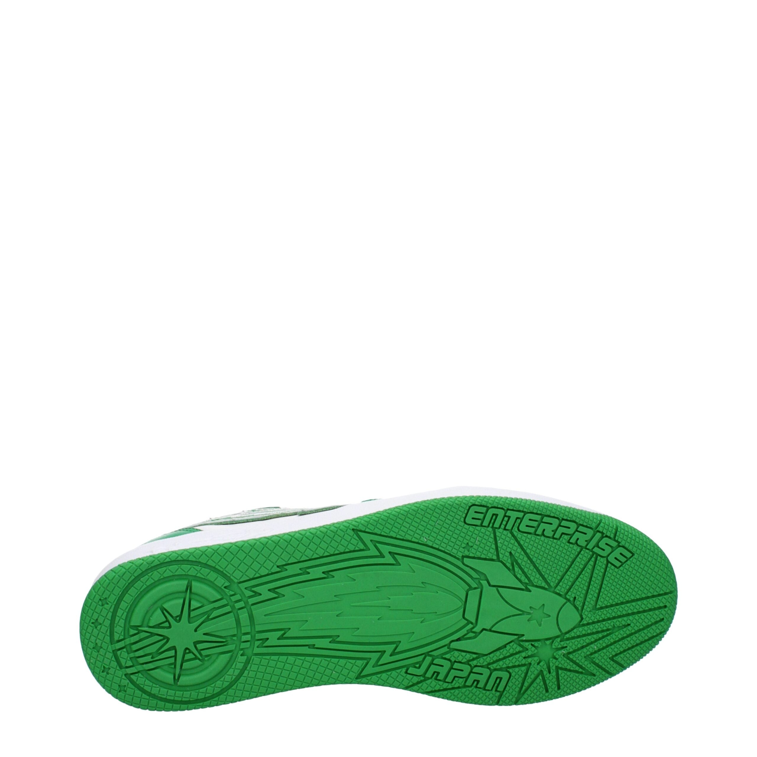 Green Leather Low Tops Enterprise Japan