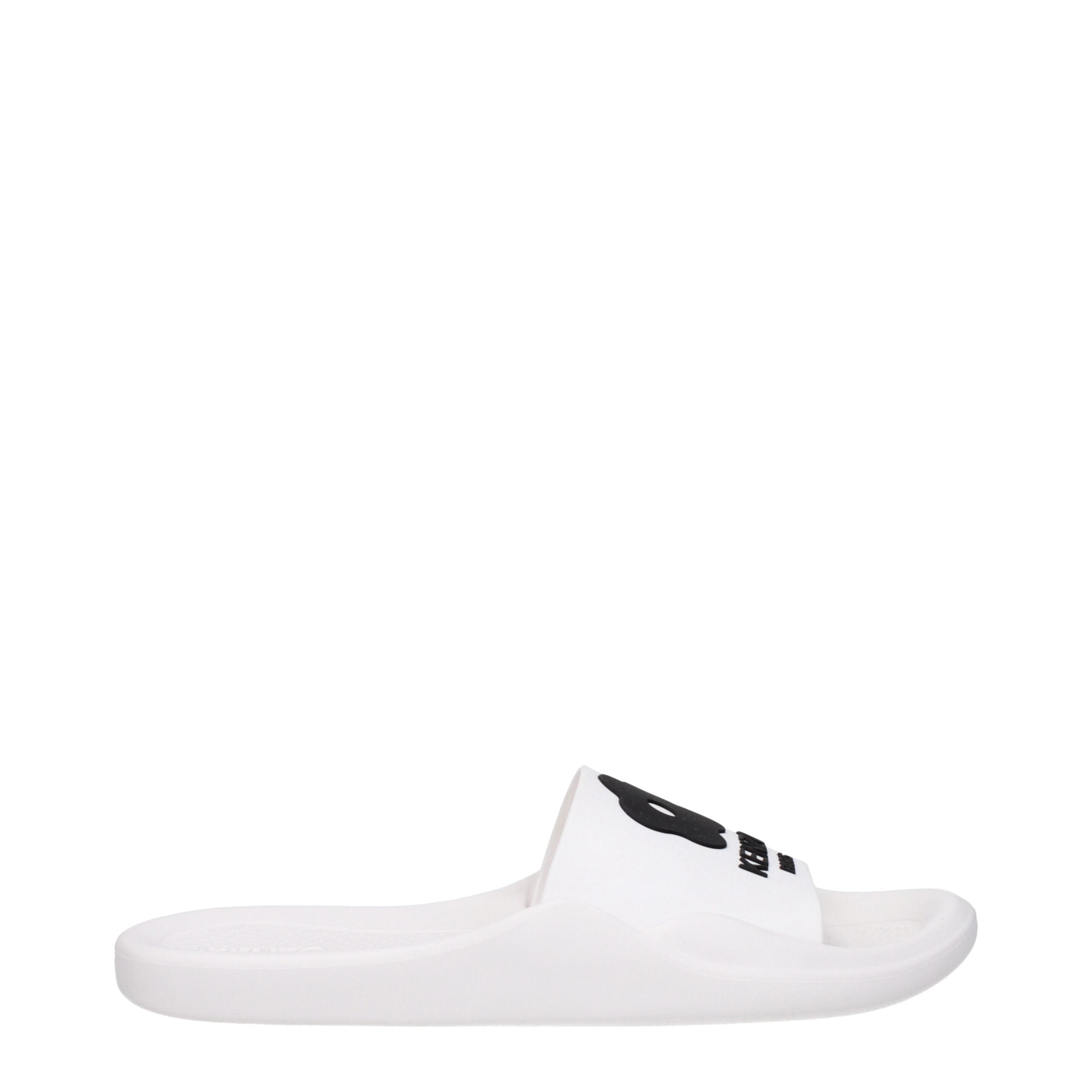 White Cotton Slippers Sandals Kenzo