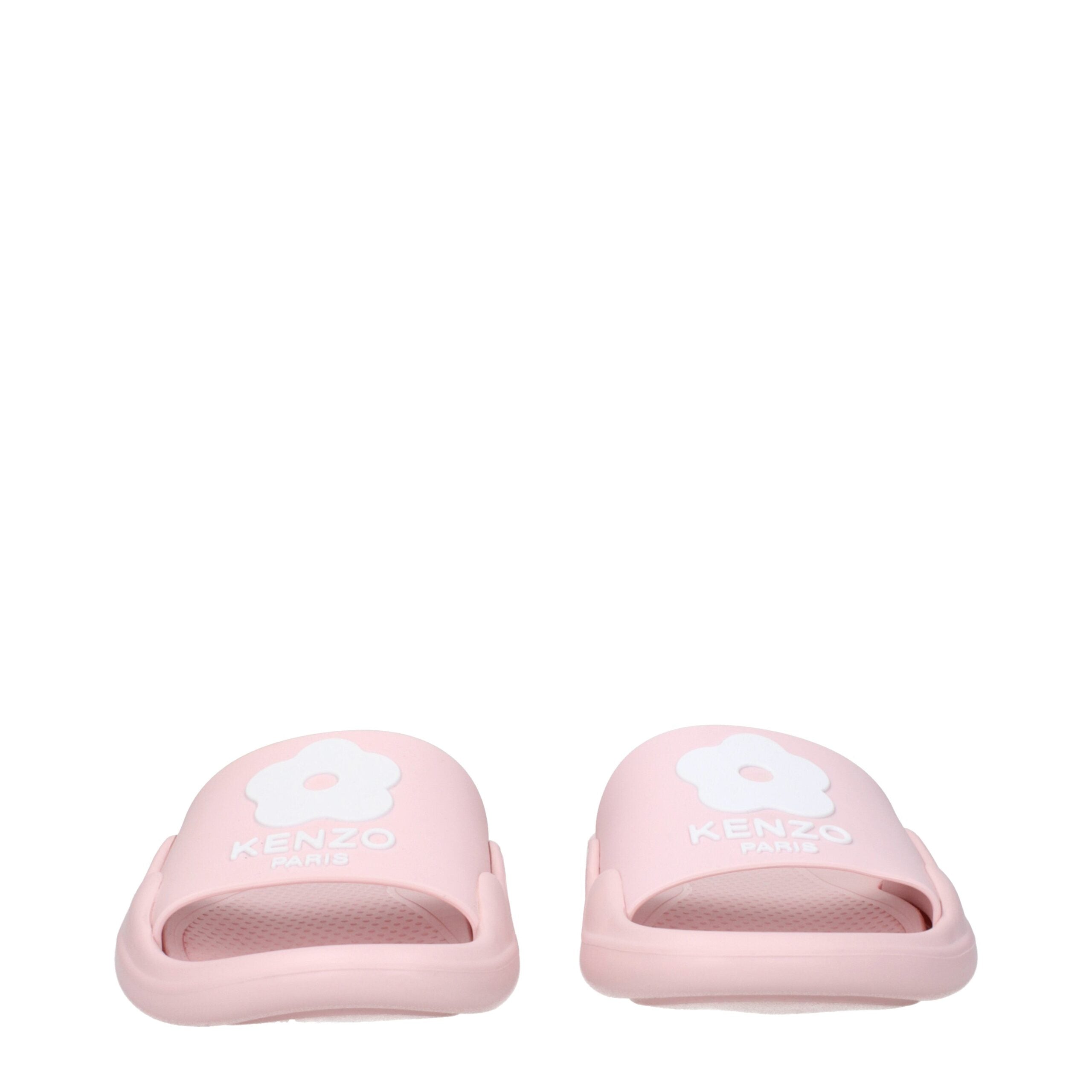 Pink Cotton Slippers Sandals Kenzo