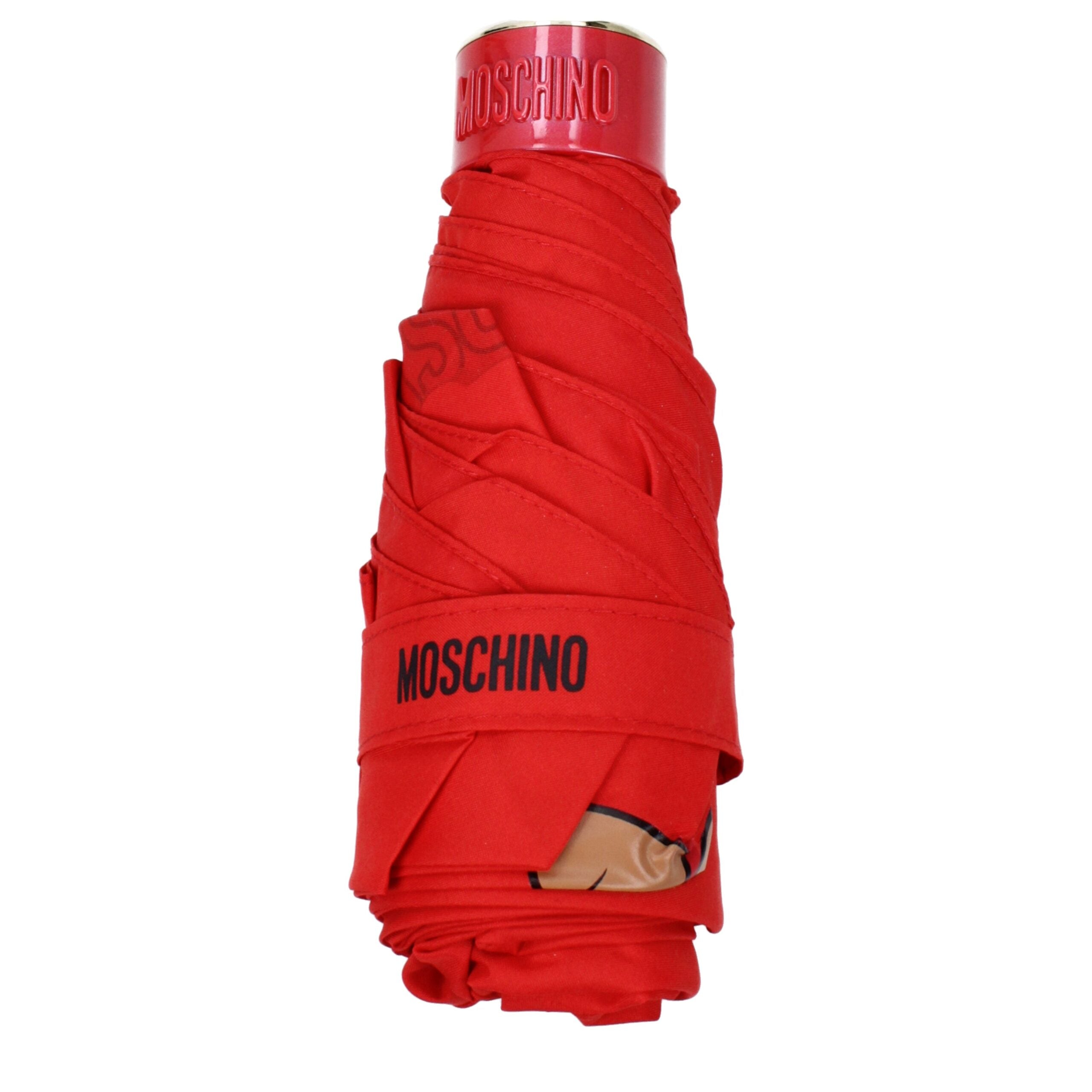 Red Polyester Umbrellas Moschino