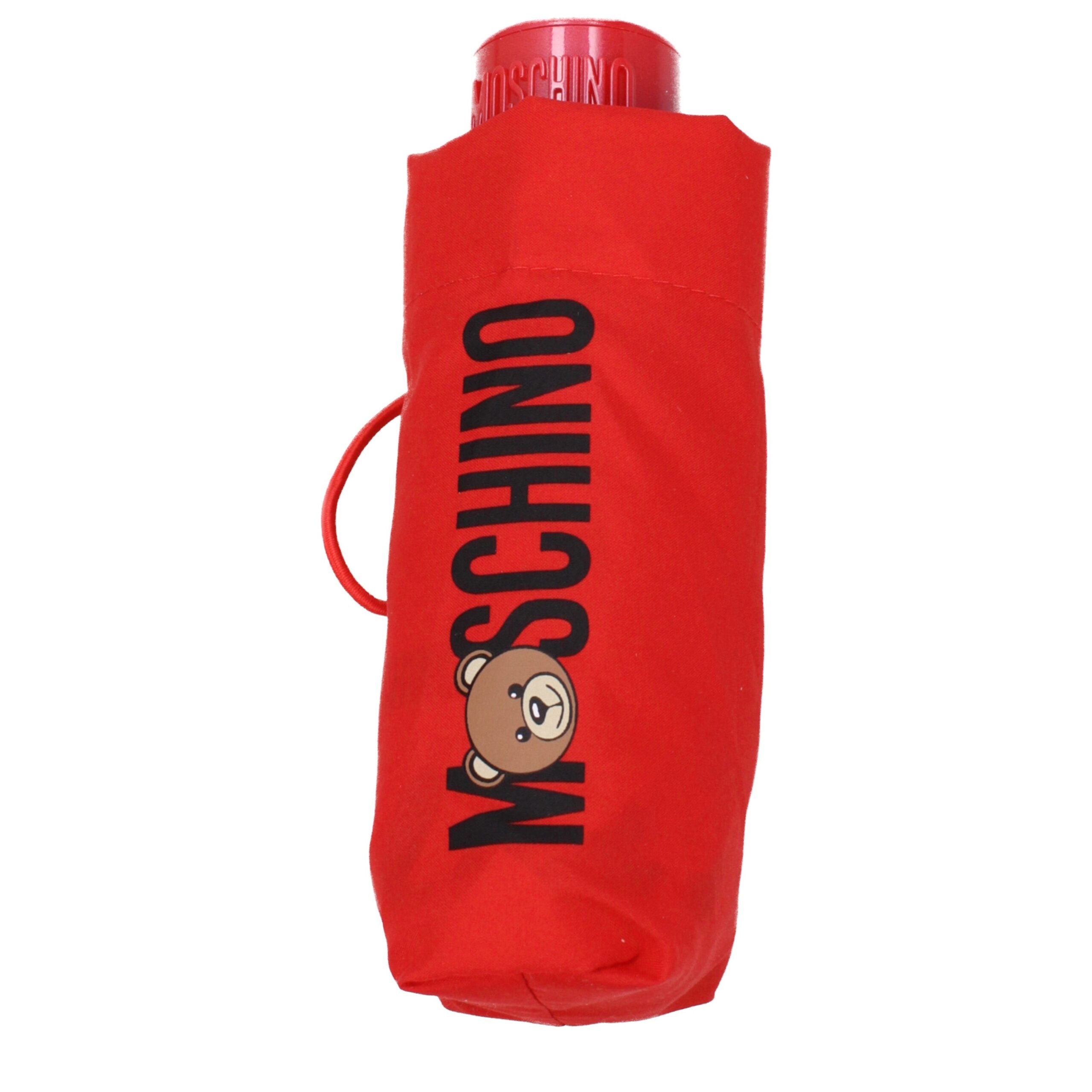 Red Polyester Umbrellas Moschino