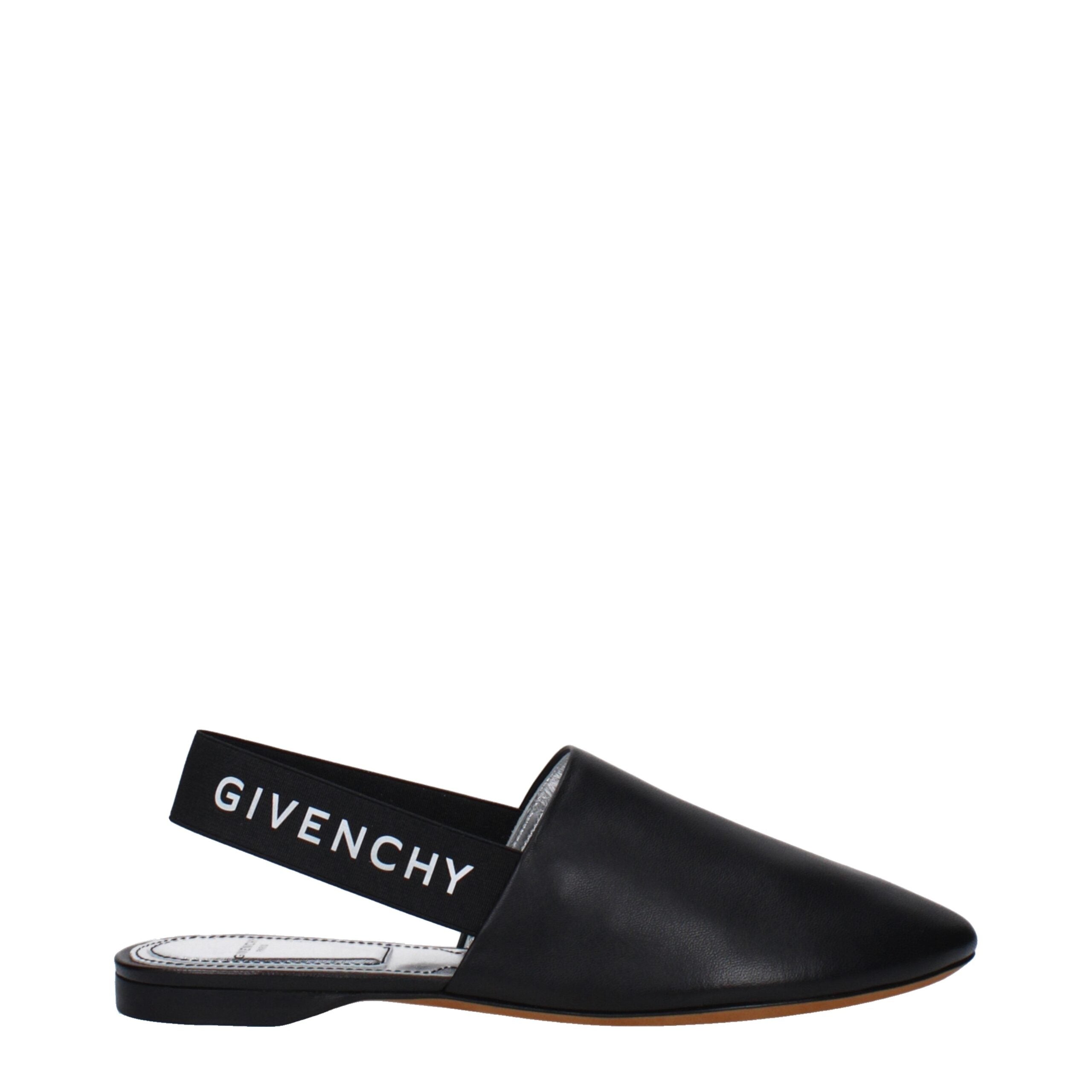 Black Leather Mules Givenchy