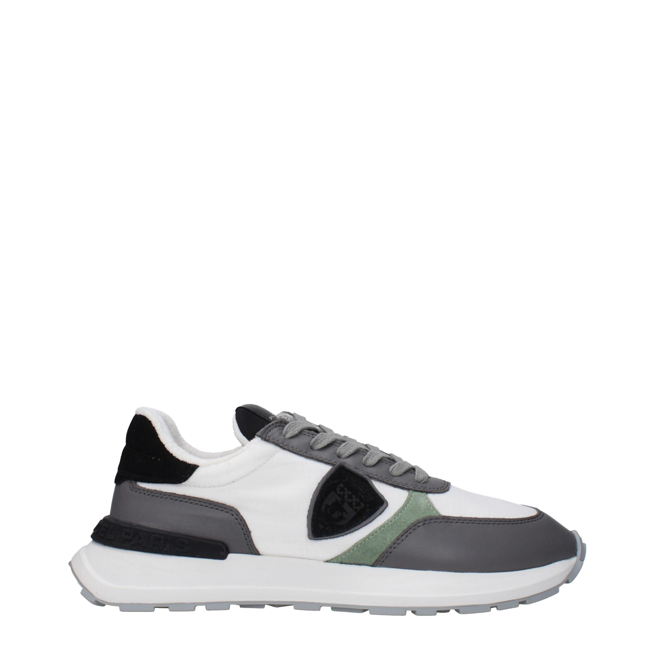 White Fabric Low Tops Philippe Model