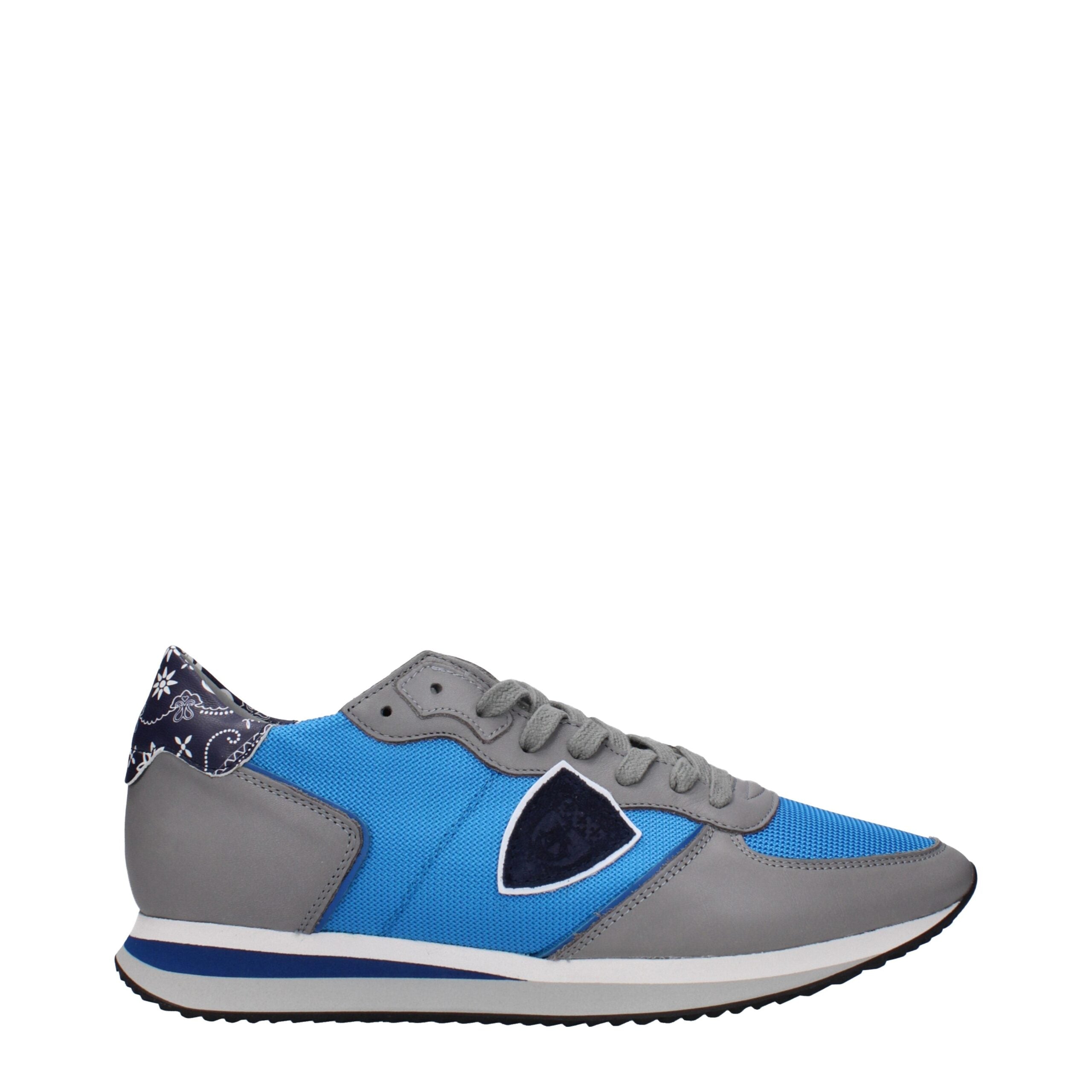 Blue Fabric Low Tops Philippe Model