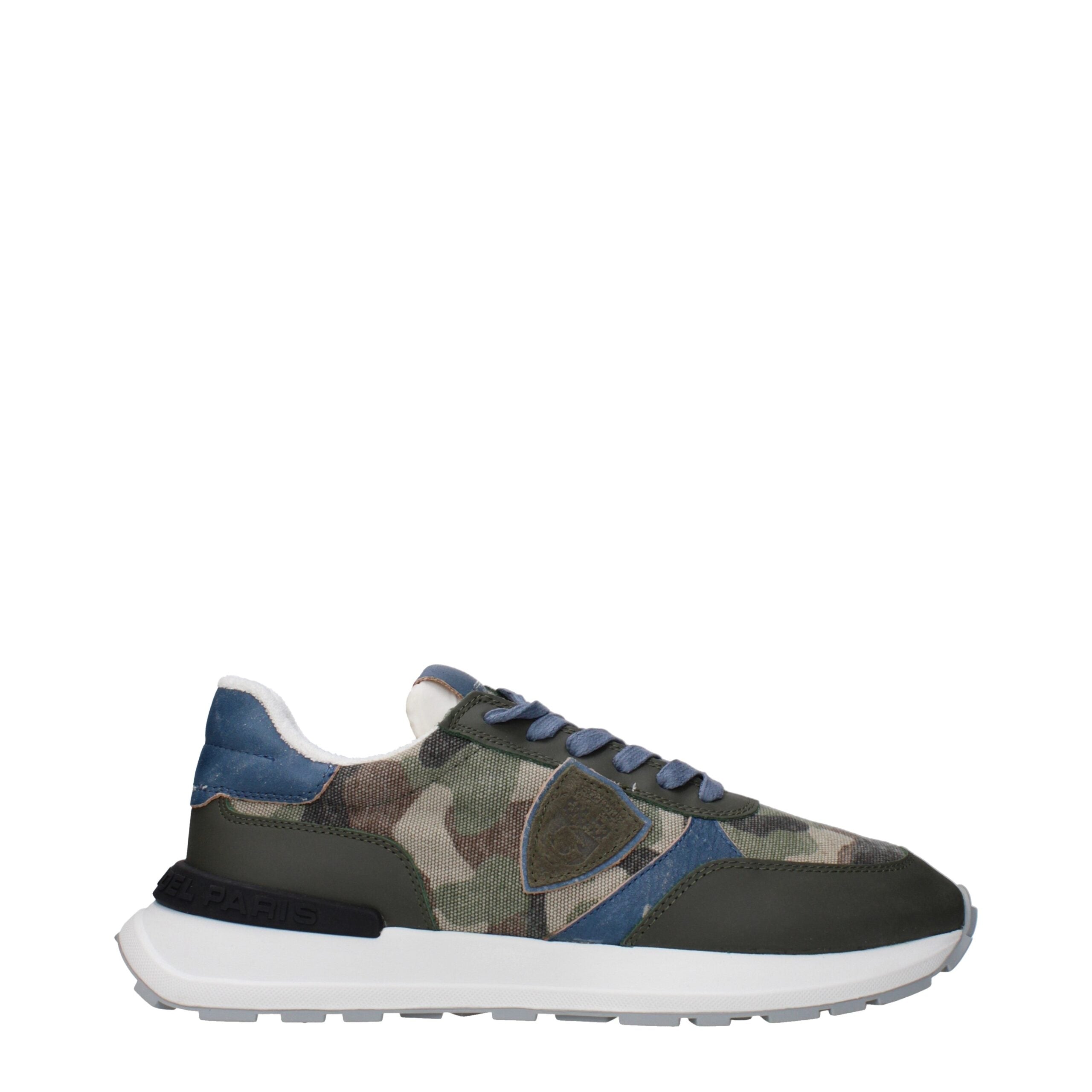 Green Fabric Athletic Sneakers Philippe Model