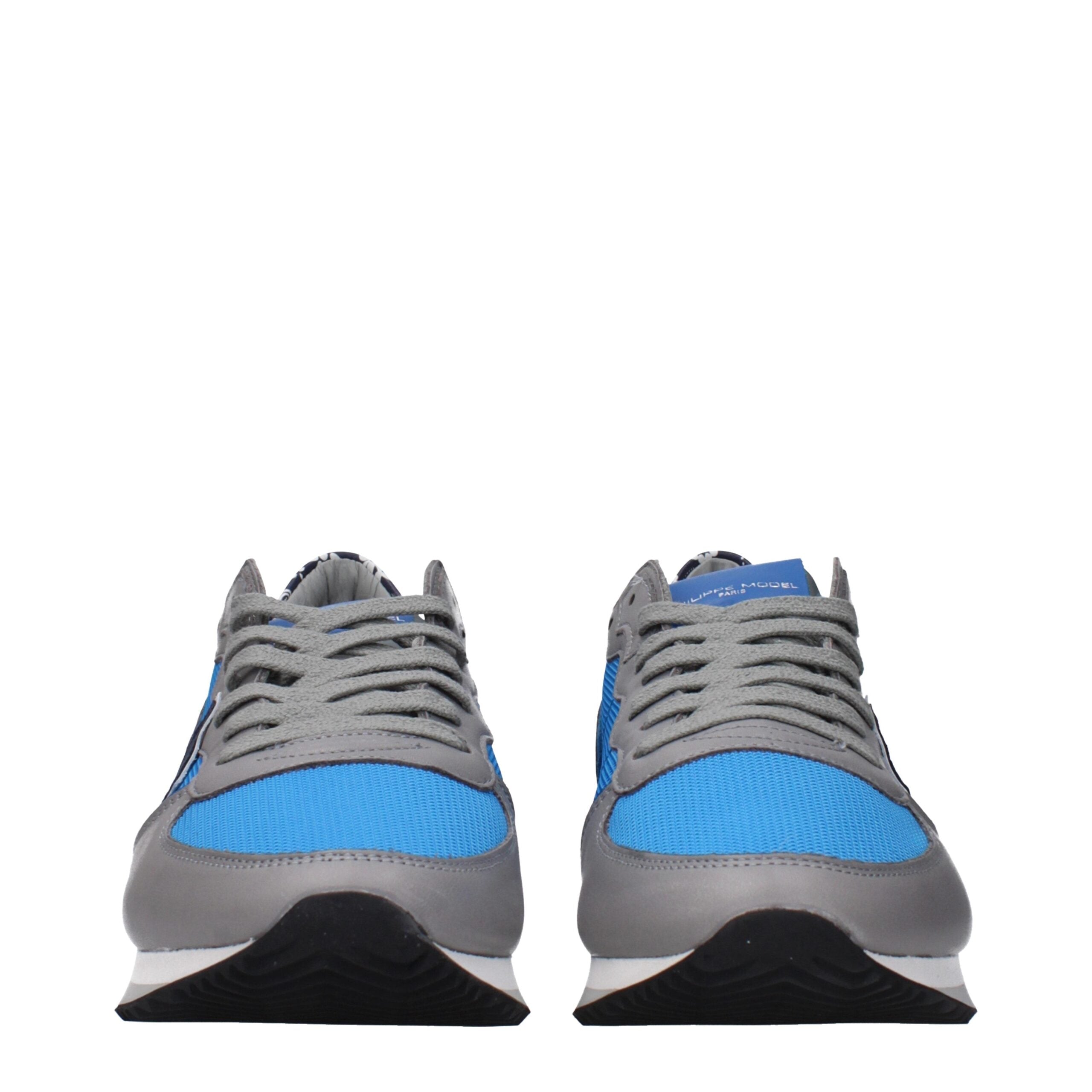 Blue Fabric Low Tops Philippe Model