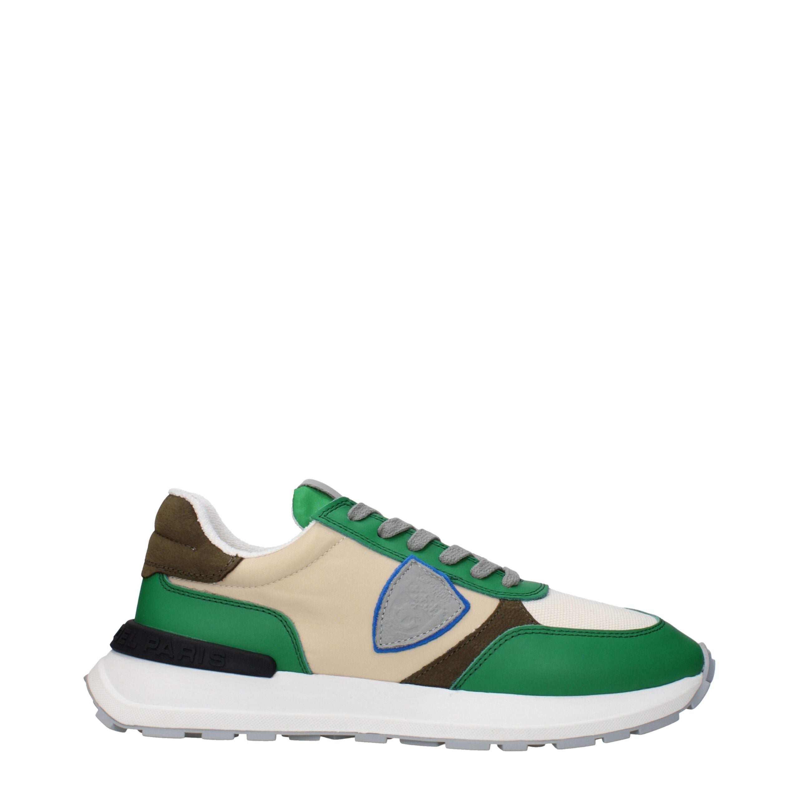 Green Fabric Athletic Sneakers Philippe Model