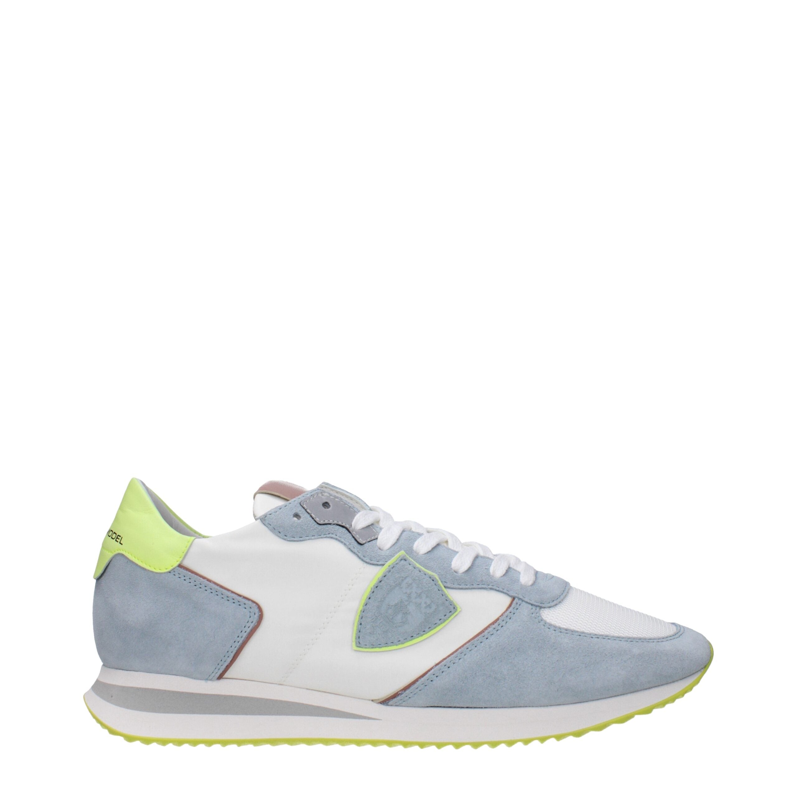 White Fabric Low Tops Philippe Model