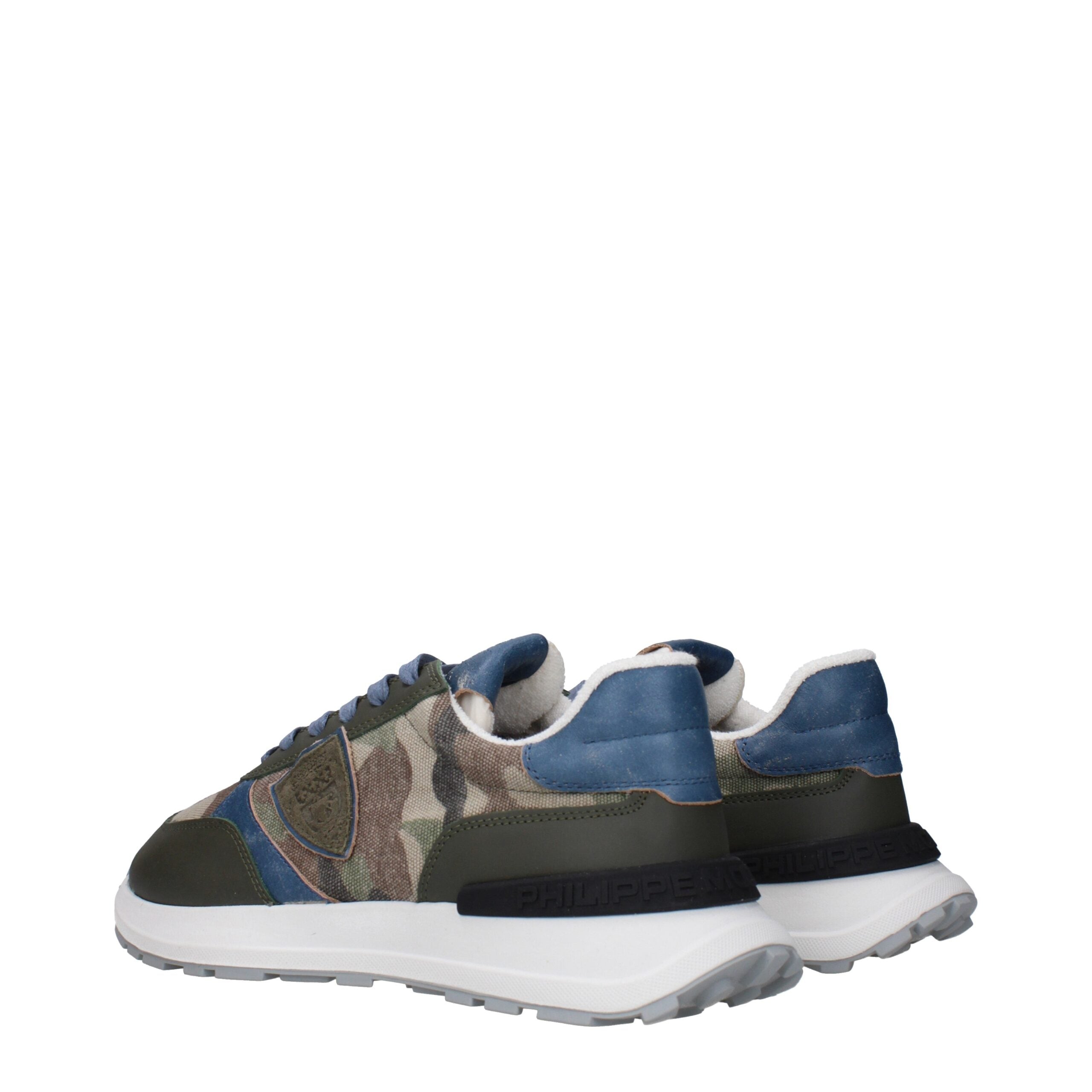 Green Fabric Athletic Sneakers Philippe Model