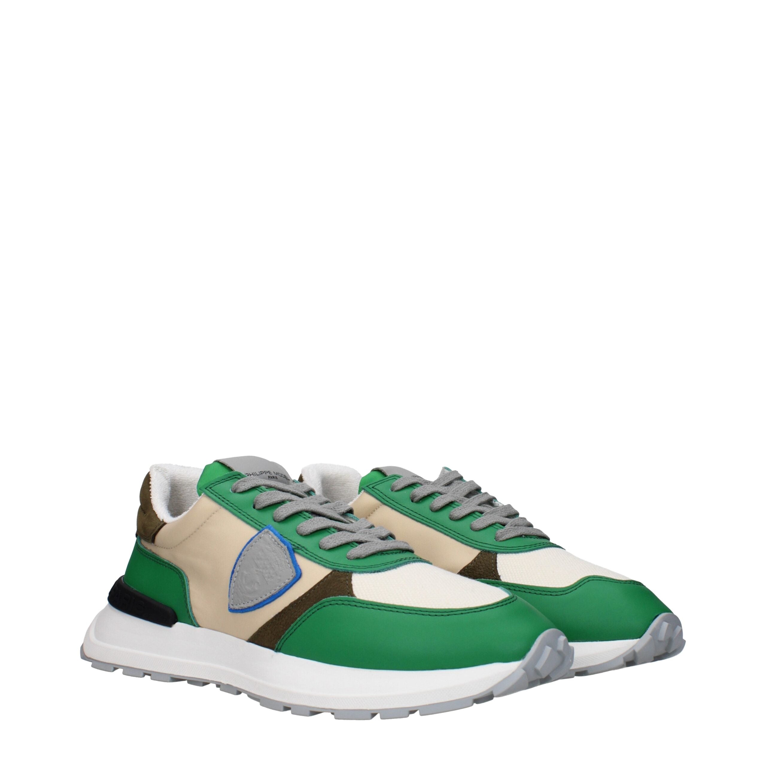 Green Fabric Athletic Sneakers Philippe Model