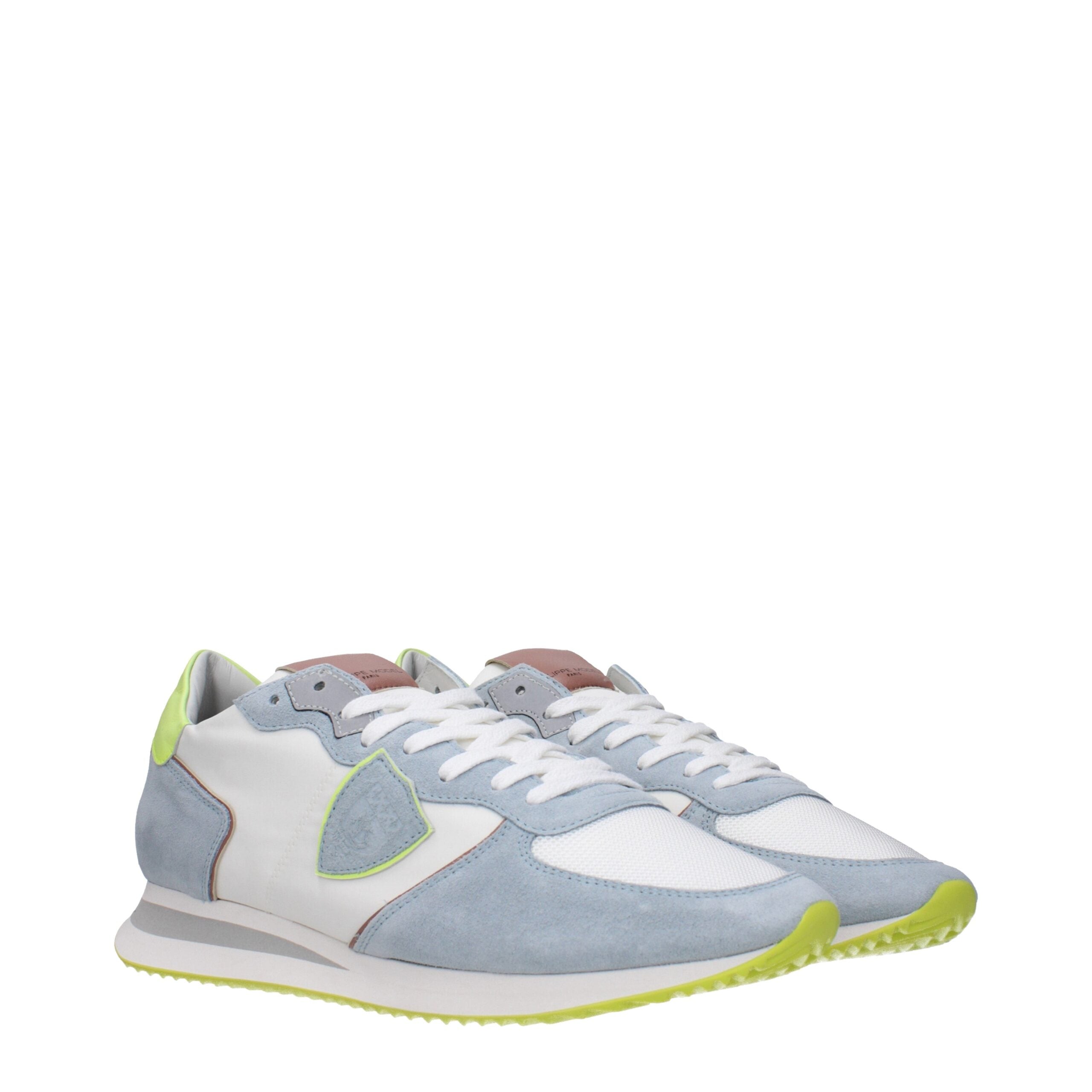 White Fabric Low Tops Philippe Model
