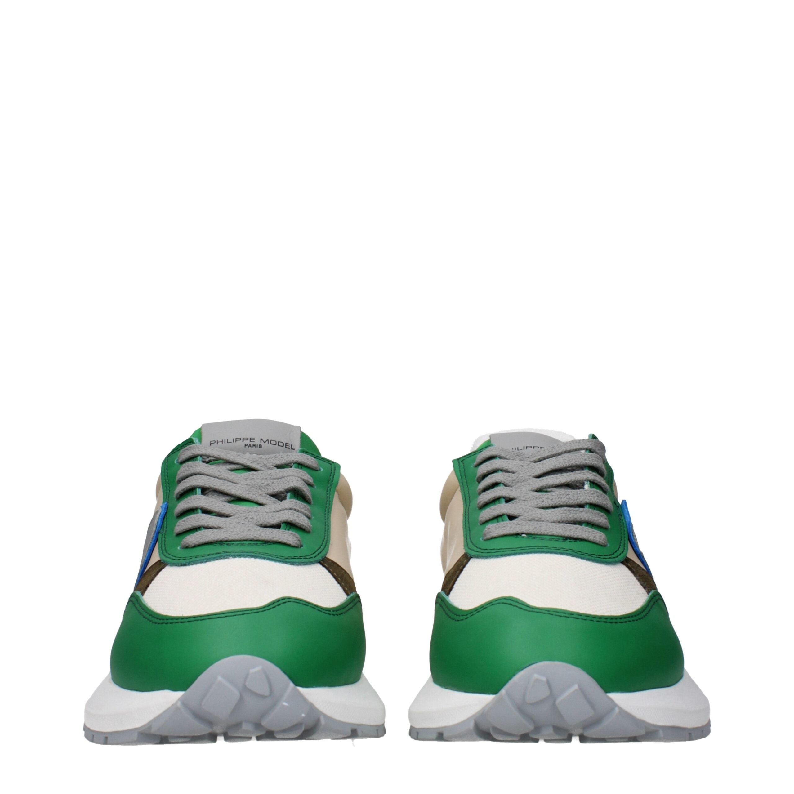Green Fabric Athletic Sneakers Philippe Model