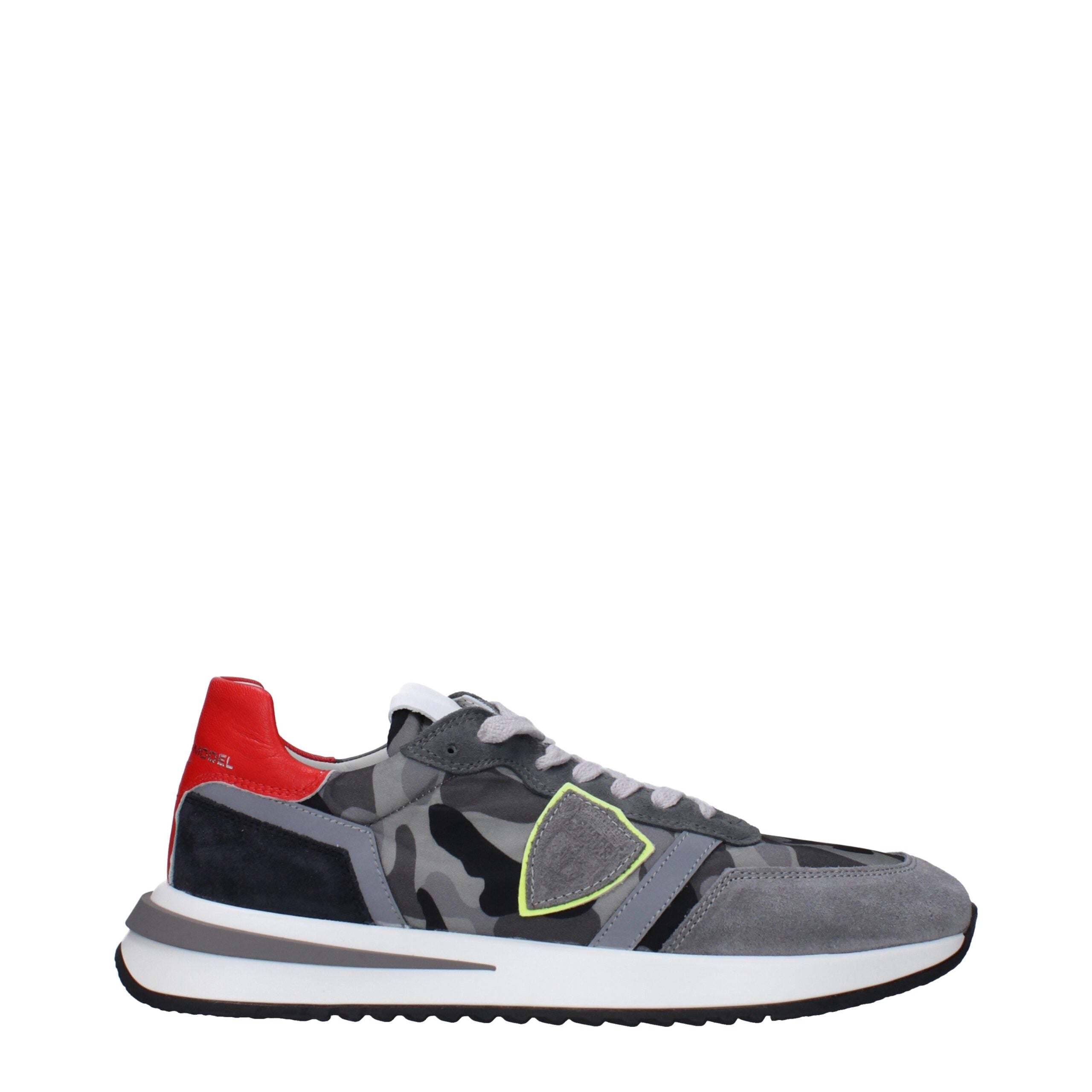 Gray Fabric Sneakers Philippe Model