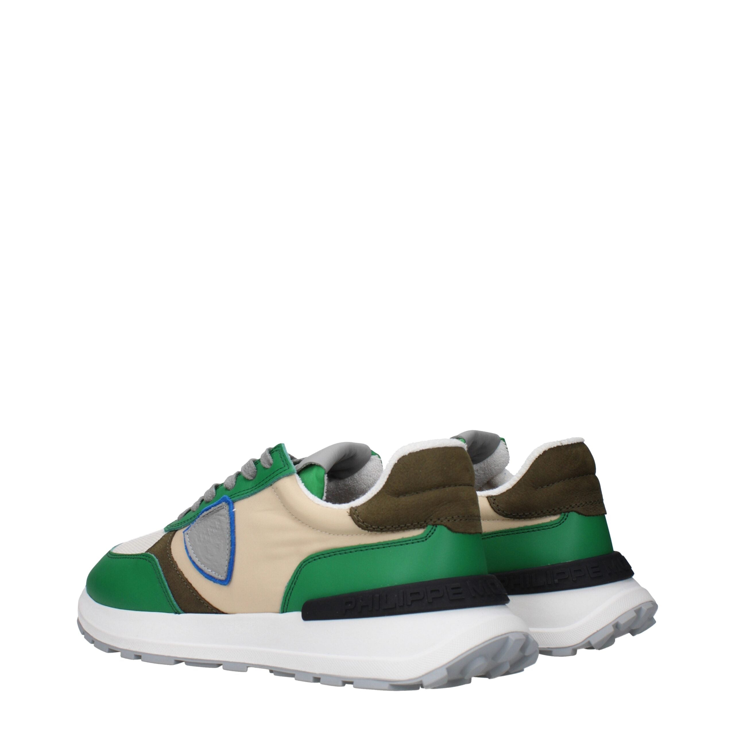 Green Fabric Athletic Sneakers Philippe Model