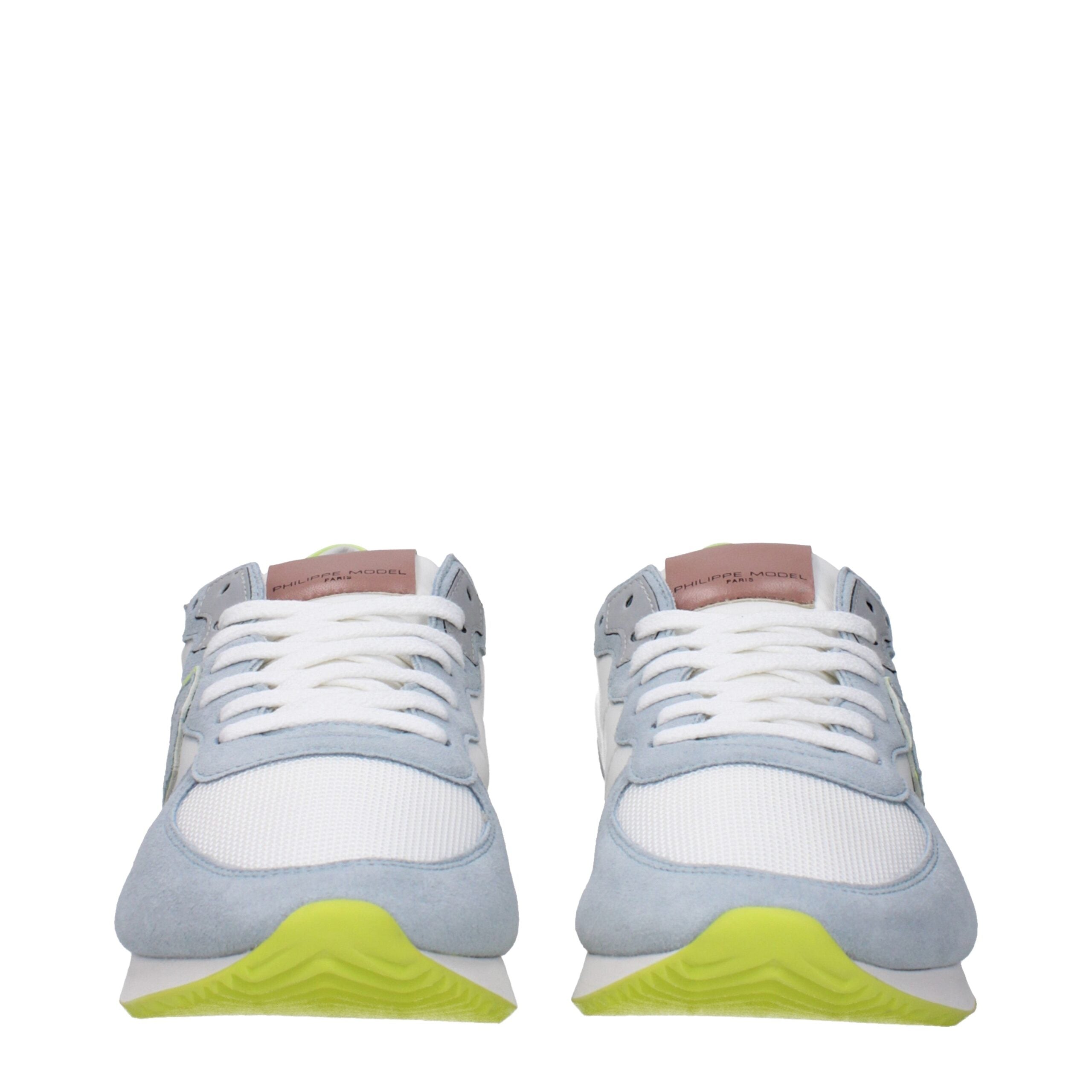 White Fabric Low Tops Philippe Model