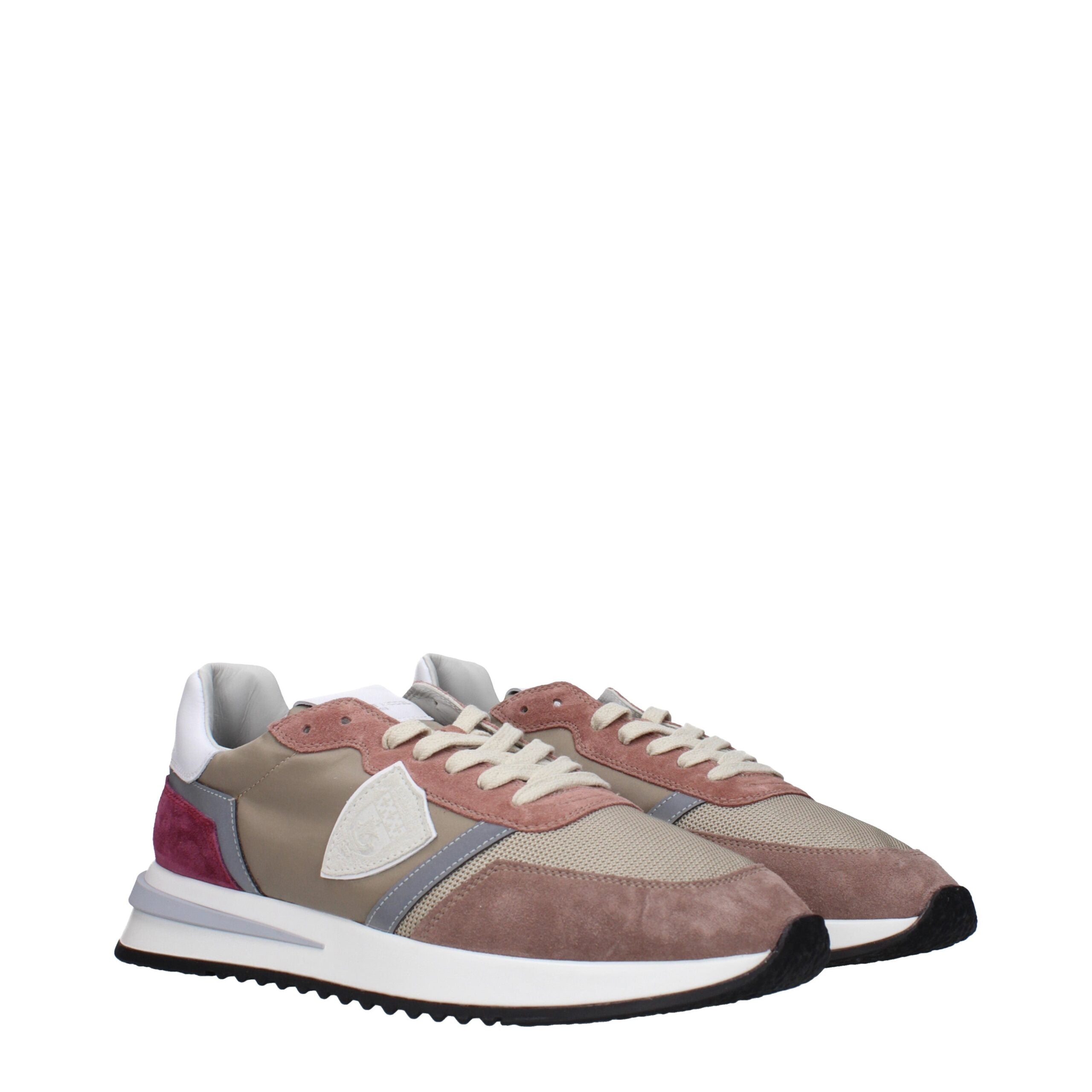 Beige Fabric Low Tops Philippe Model