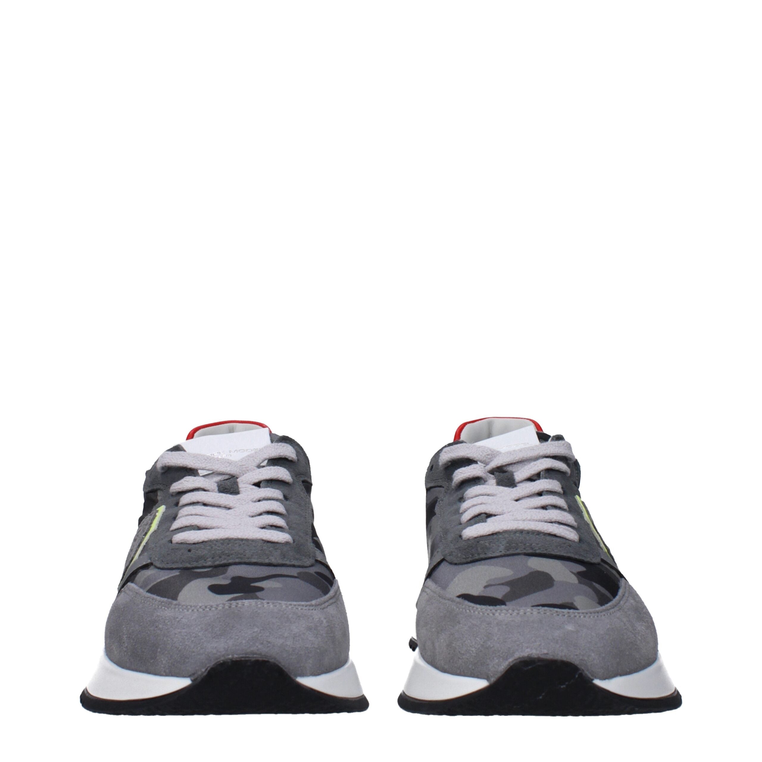 Gray Fabric Sneakers Philippe Model
