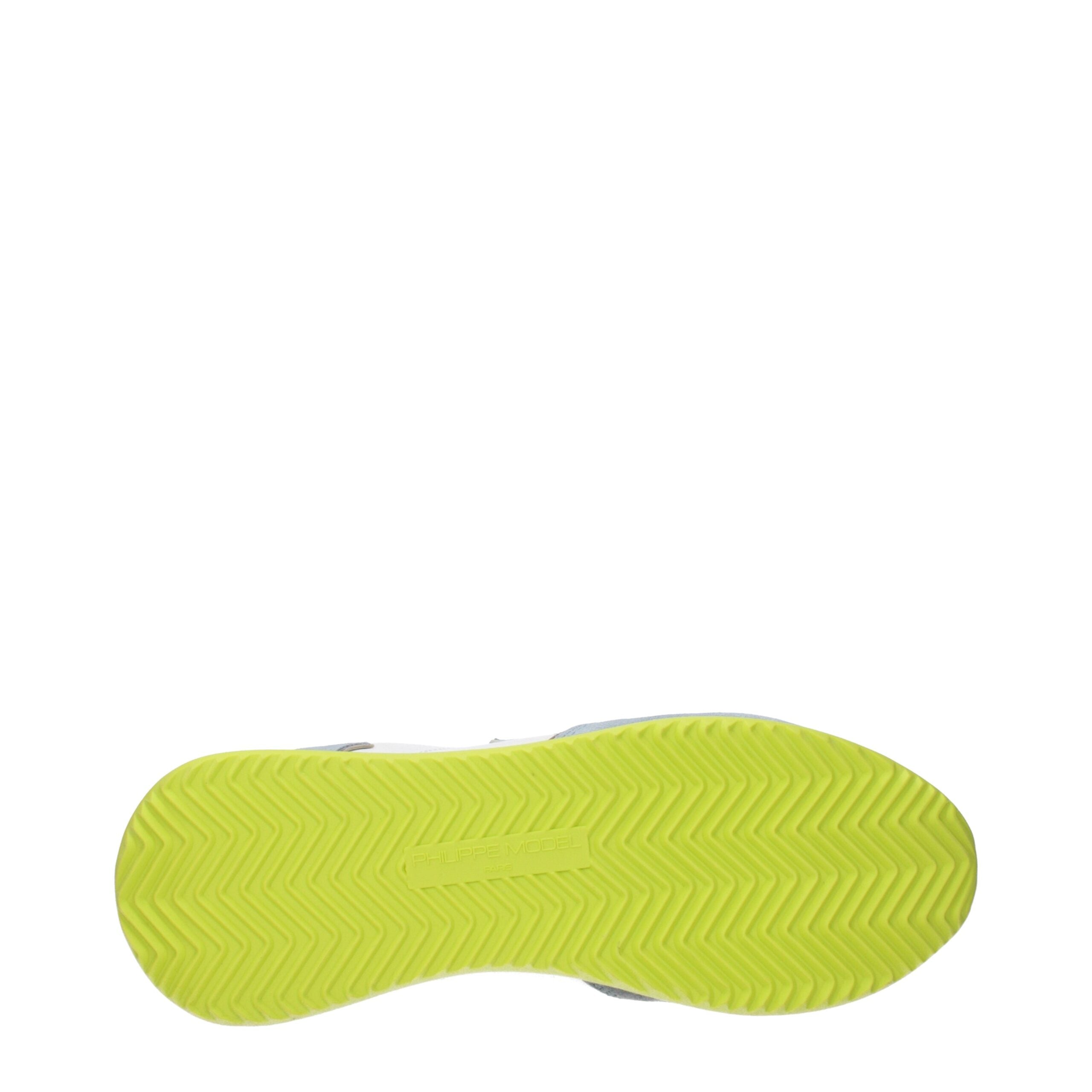 White Fabric Low Tops Philippe Model