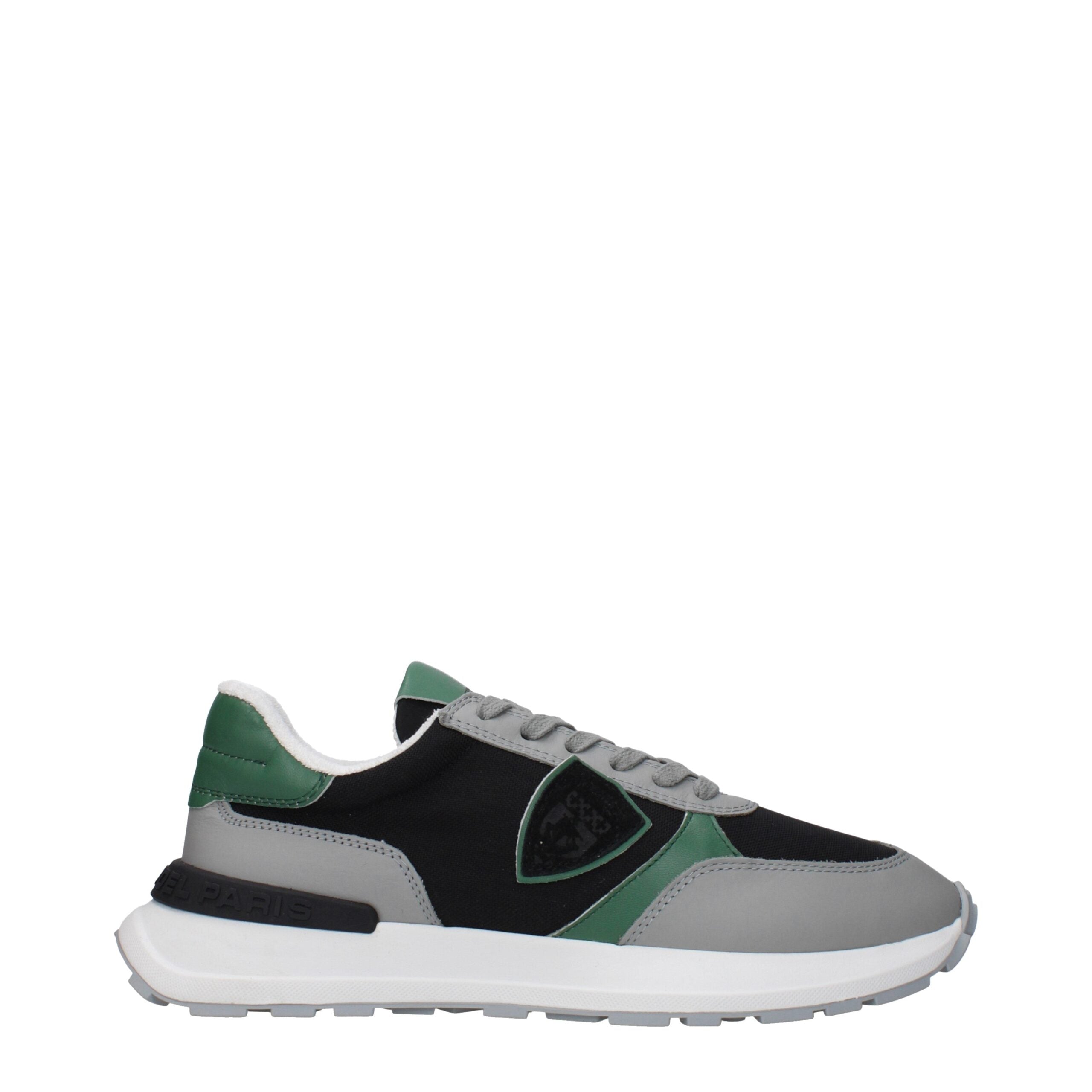 Black Fabric Athletic Sneakers Philippe Model