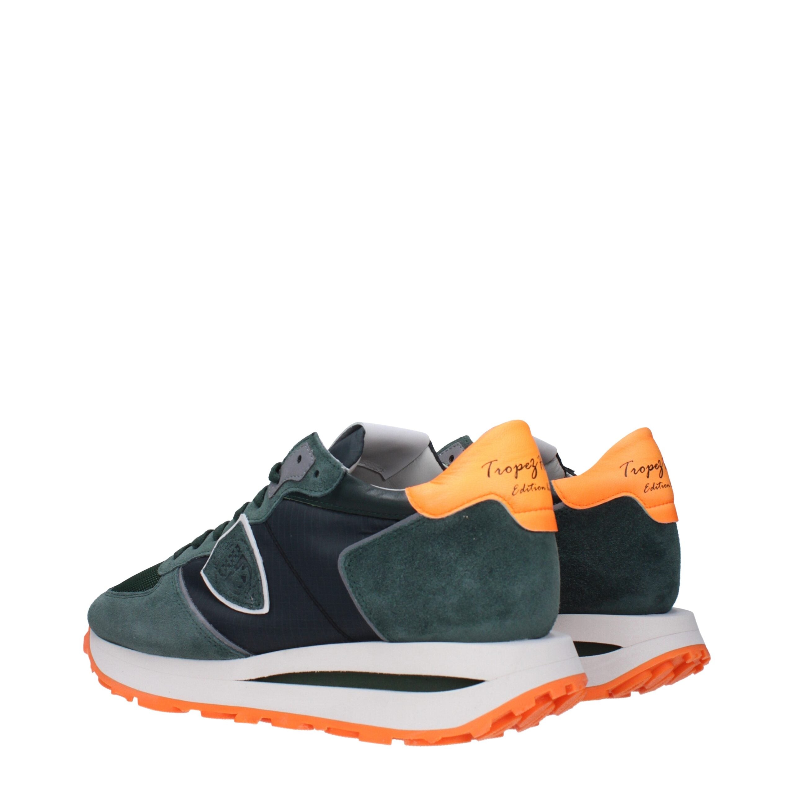 Green Fabric Athletic Sneakers Philippe Model