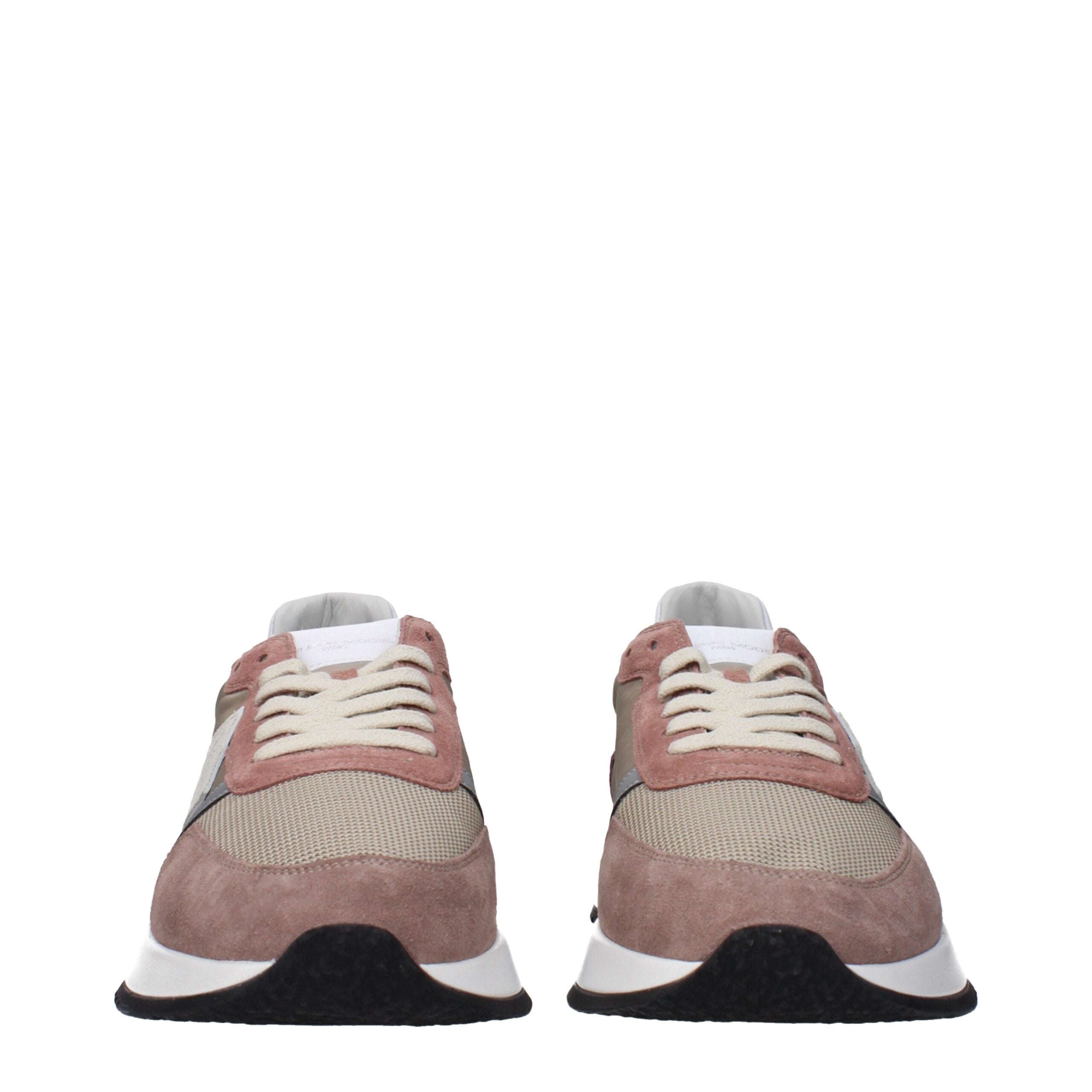 Beige Fabric Low Tops Philippe Model