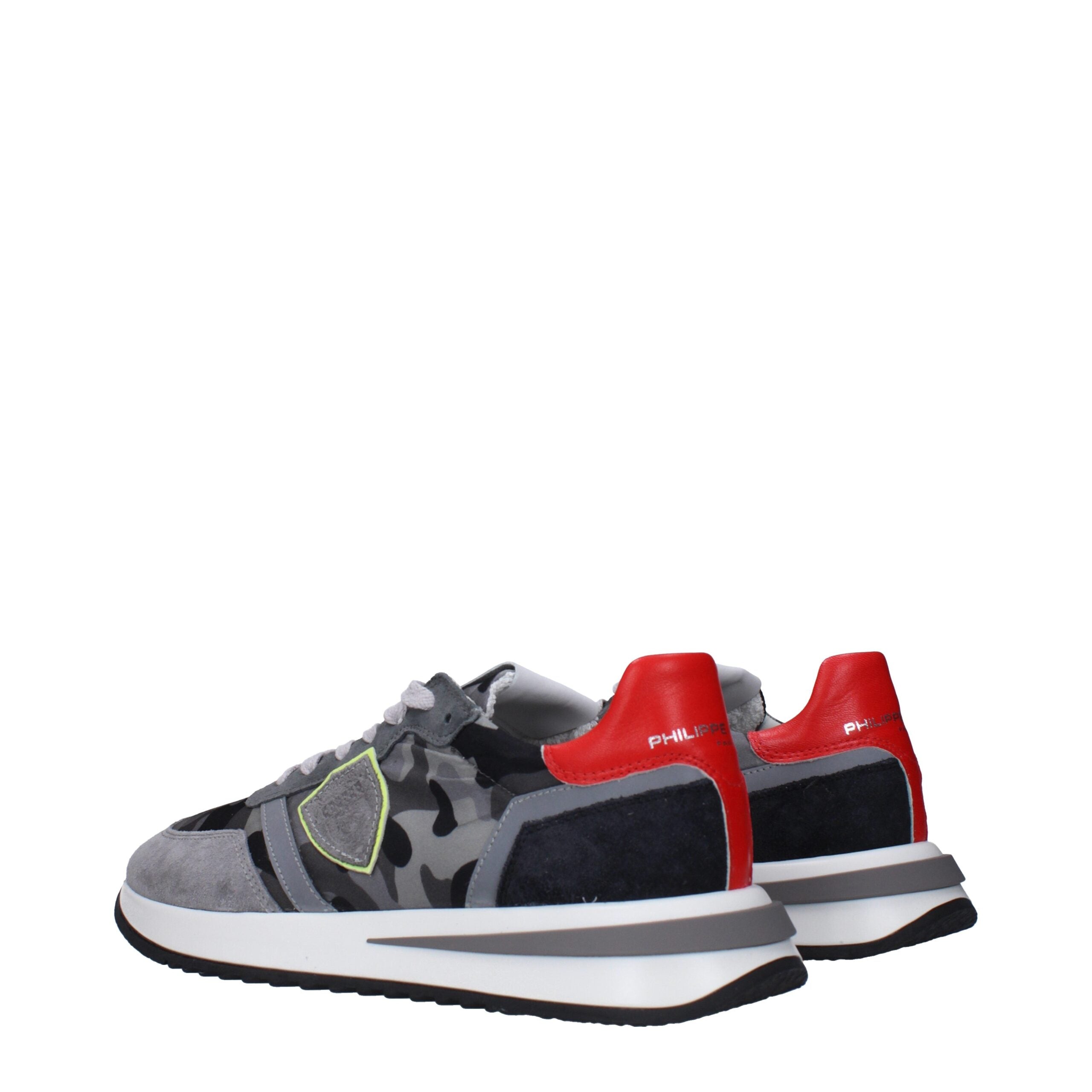 Gray Fabric Sneakers Philippe Model