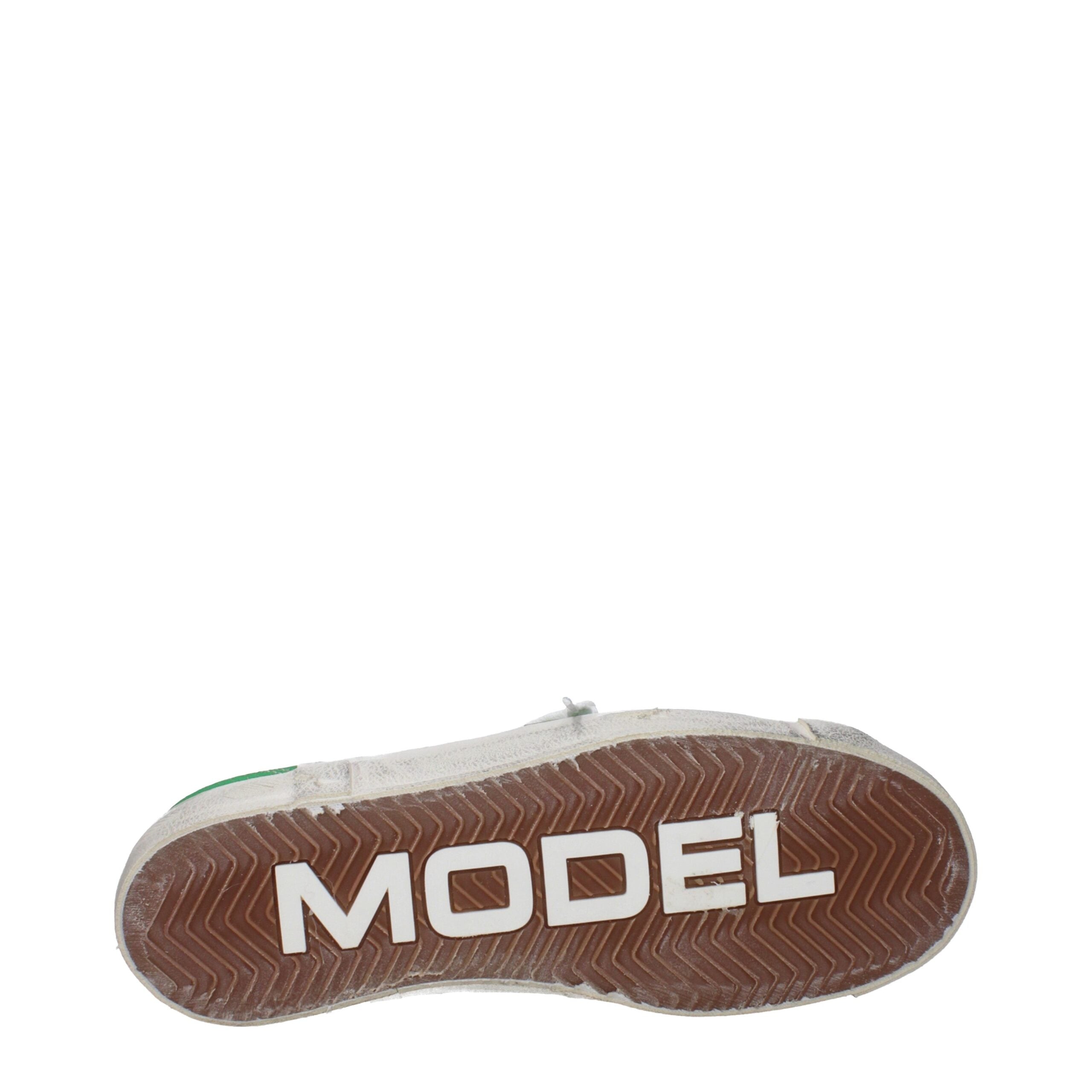 Green Leather Low Tops Philippe Model