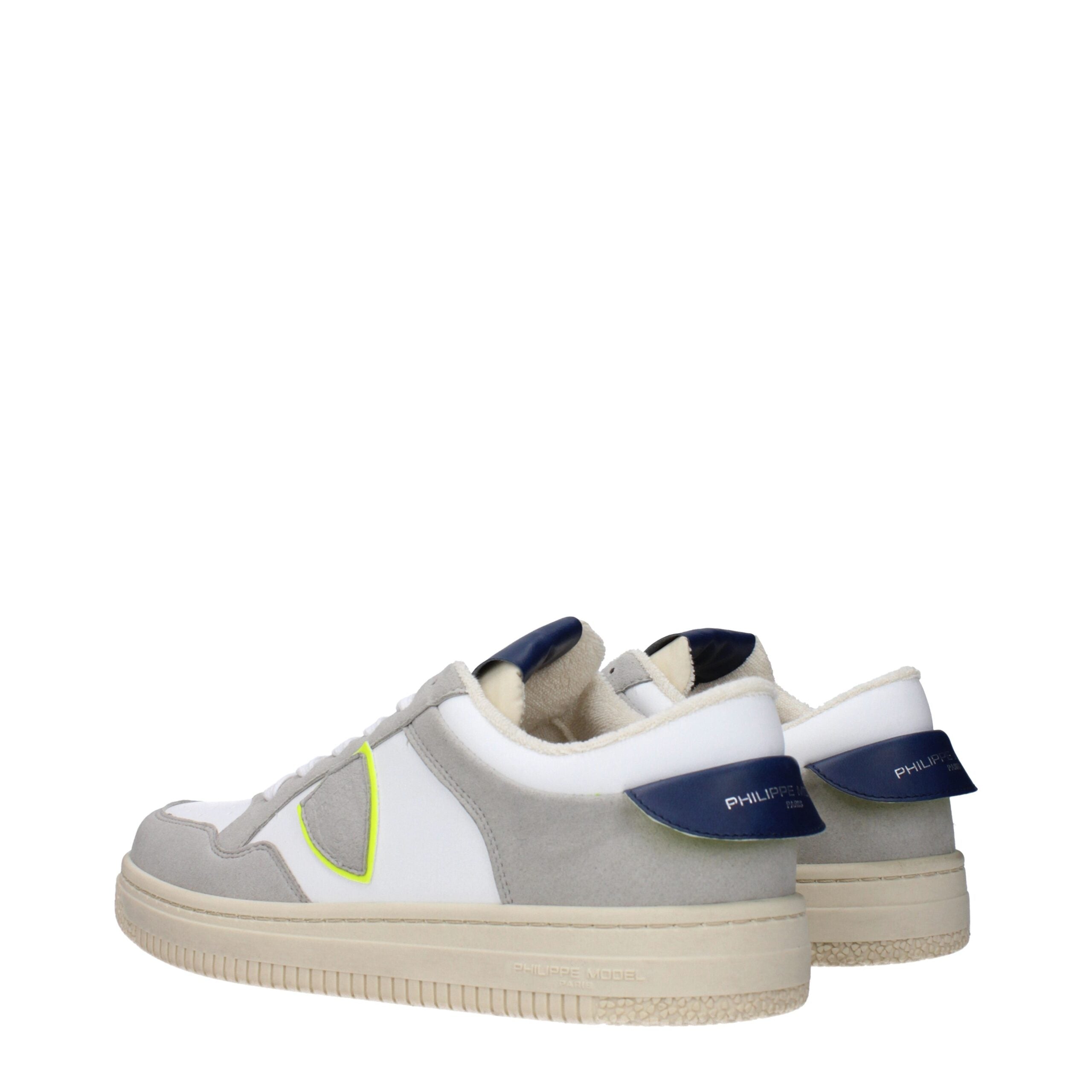 White Leather Sneakers Philippe Model
