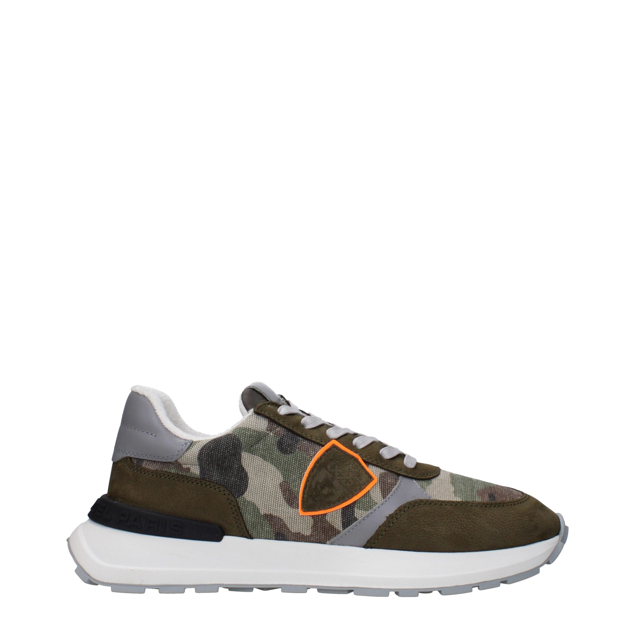 Green Fabric Athletic Sneakers Philippe Model