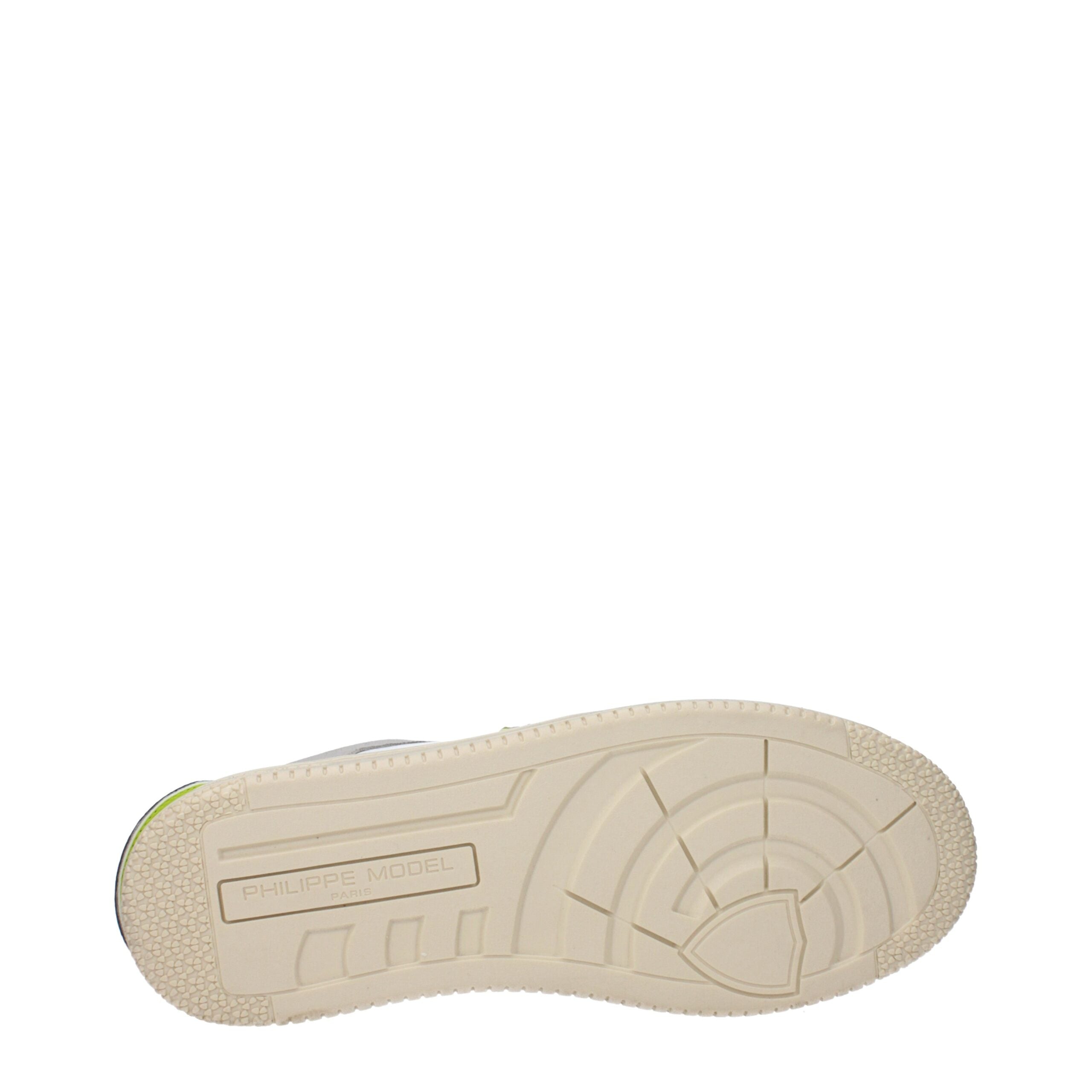 White Leather Sneakers Philippe Model