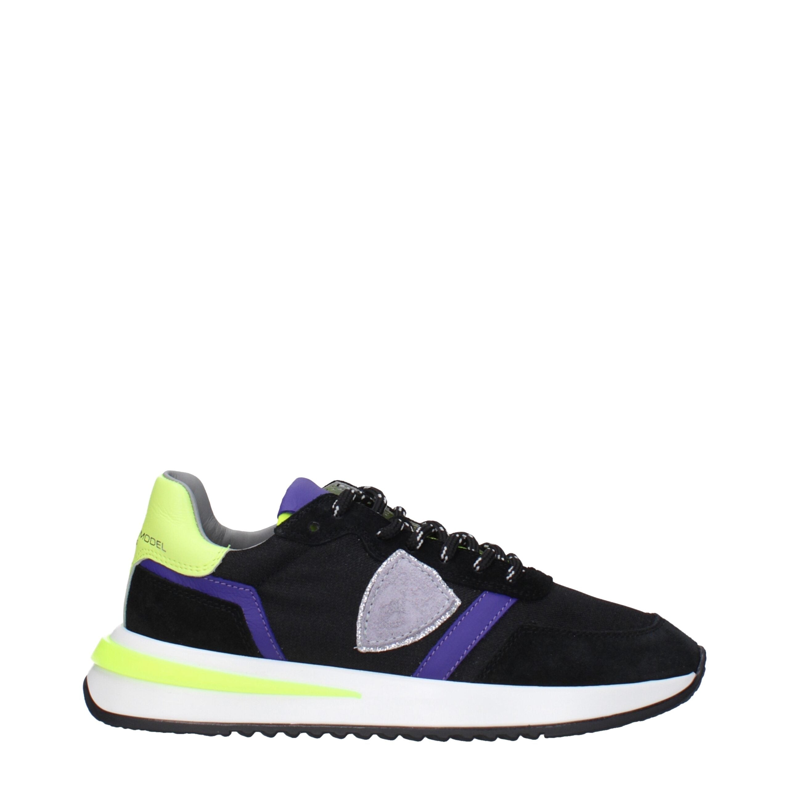 Black Fabric Athletic Sneakers Philippe Model