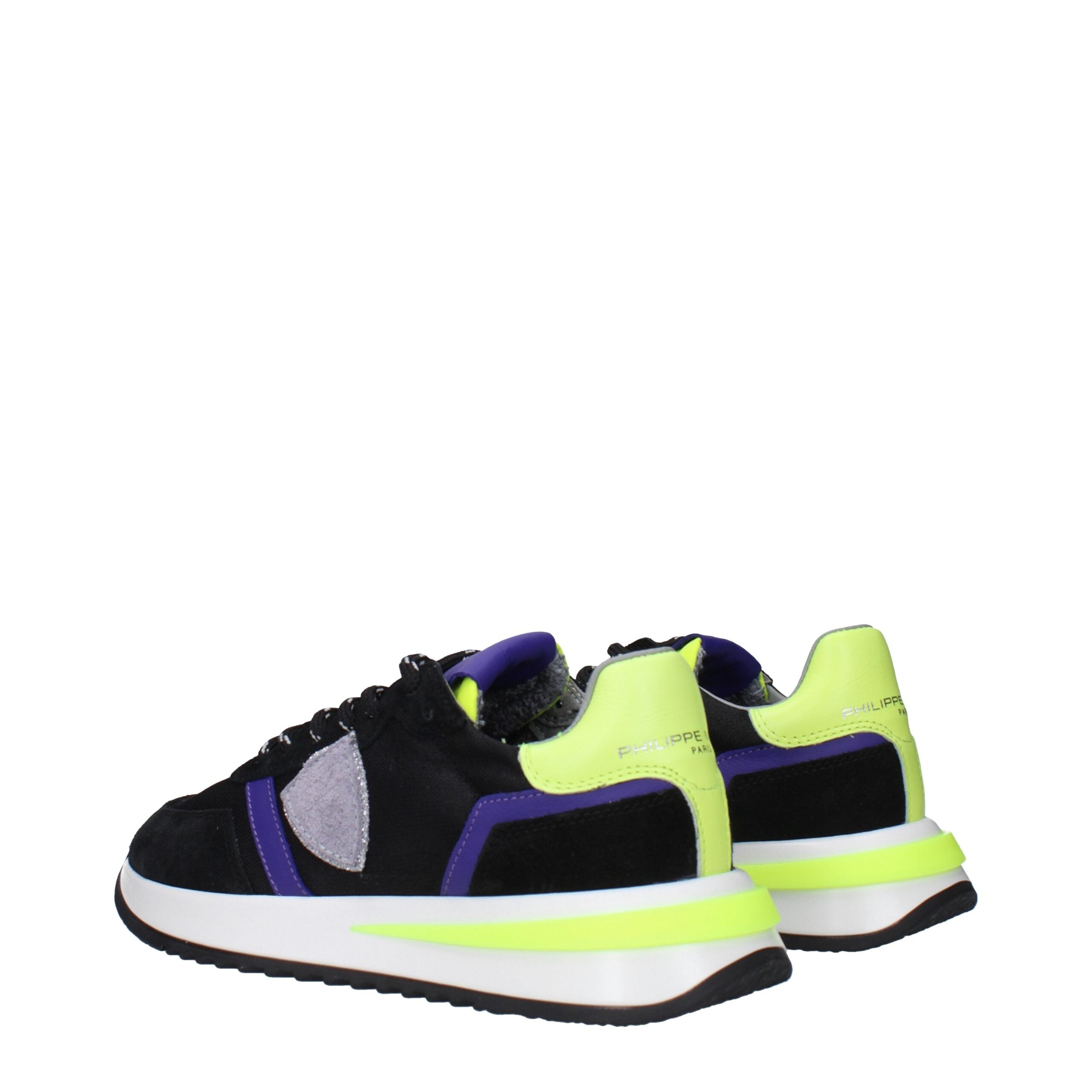Black Fabric Athletic Sneakers Philippe Model