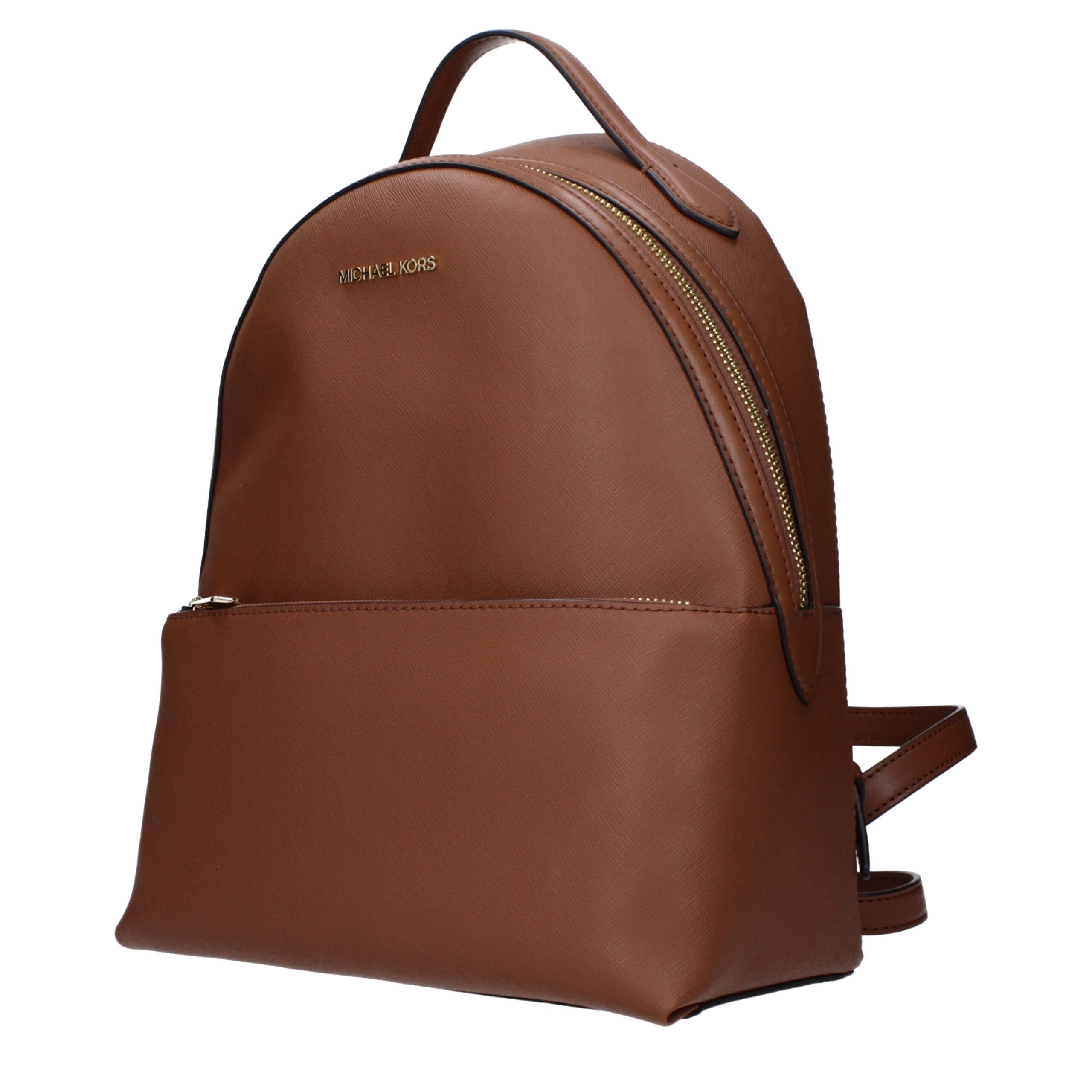 Brown Leather Backpacks Michael Kors