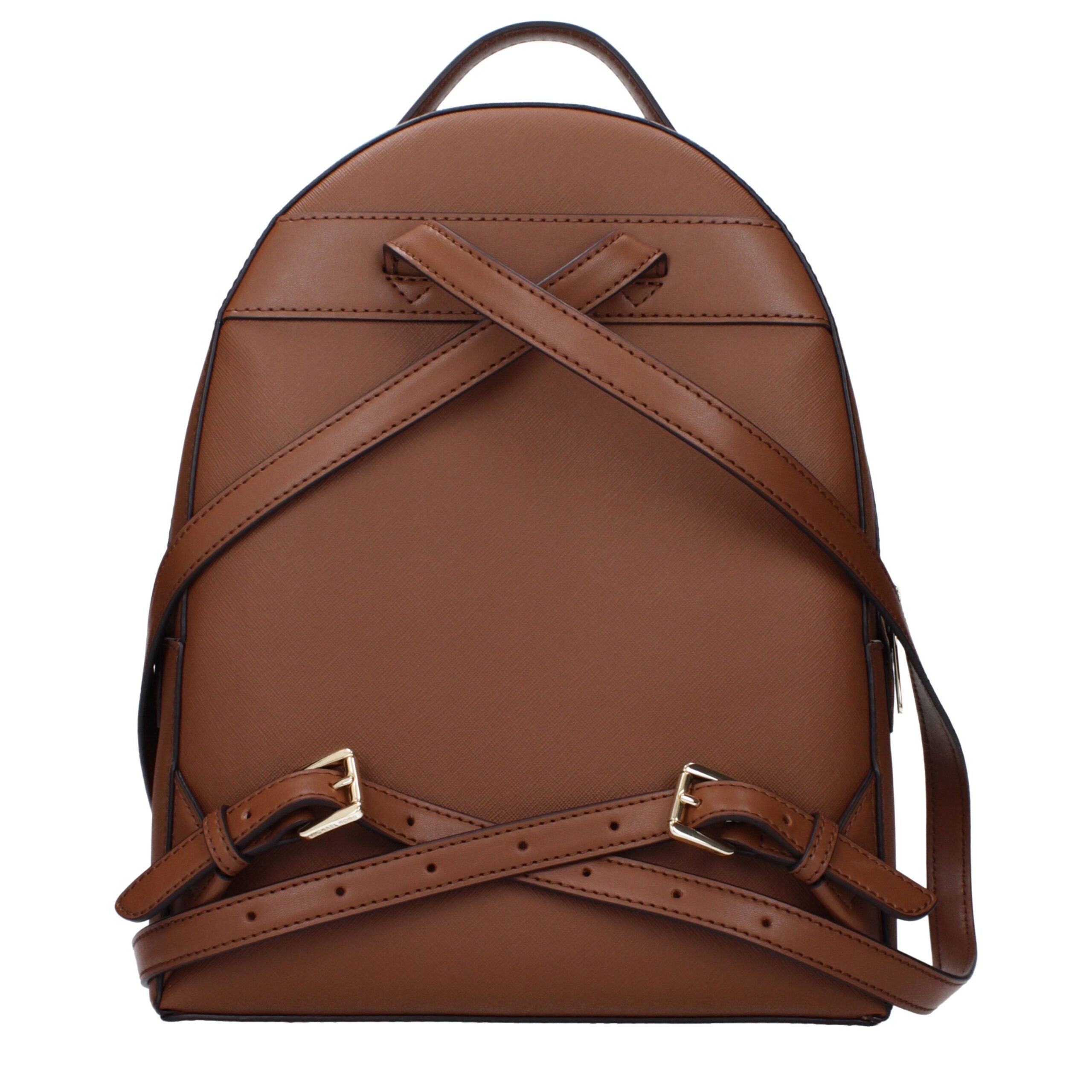 Brown Leather Backpacks Michael Kors