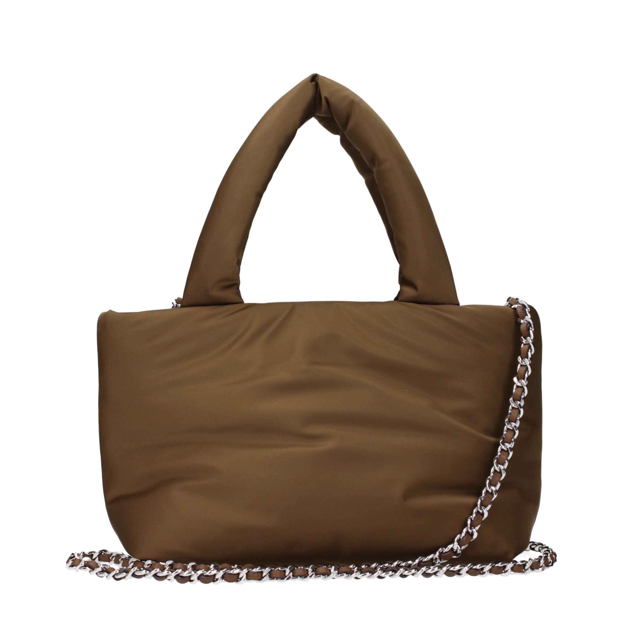 Brown Fabric Handbags Tory Burch