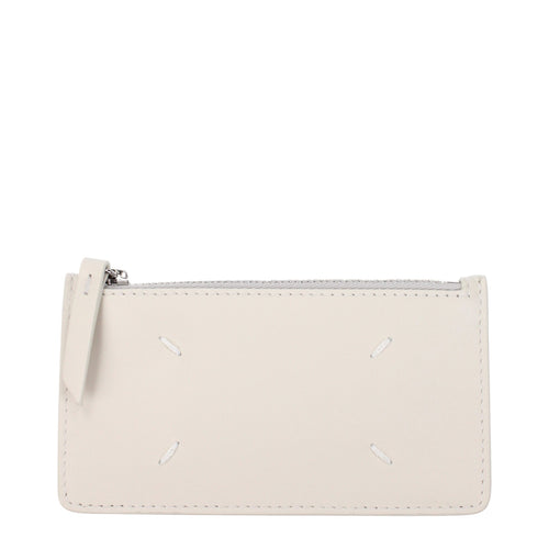 Beige Leather Wallets Maison Margiela