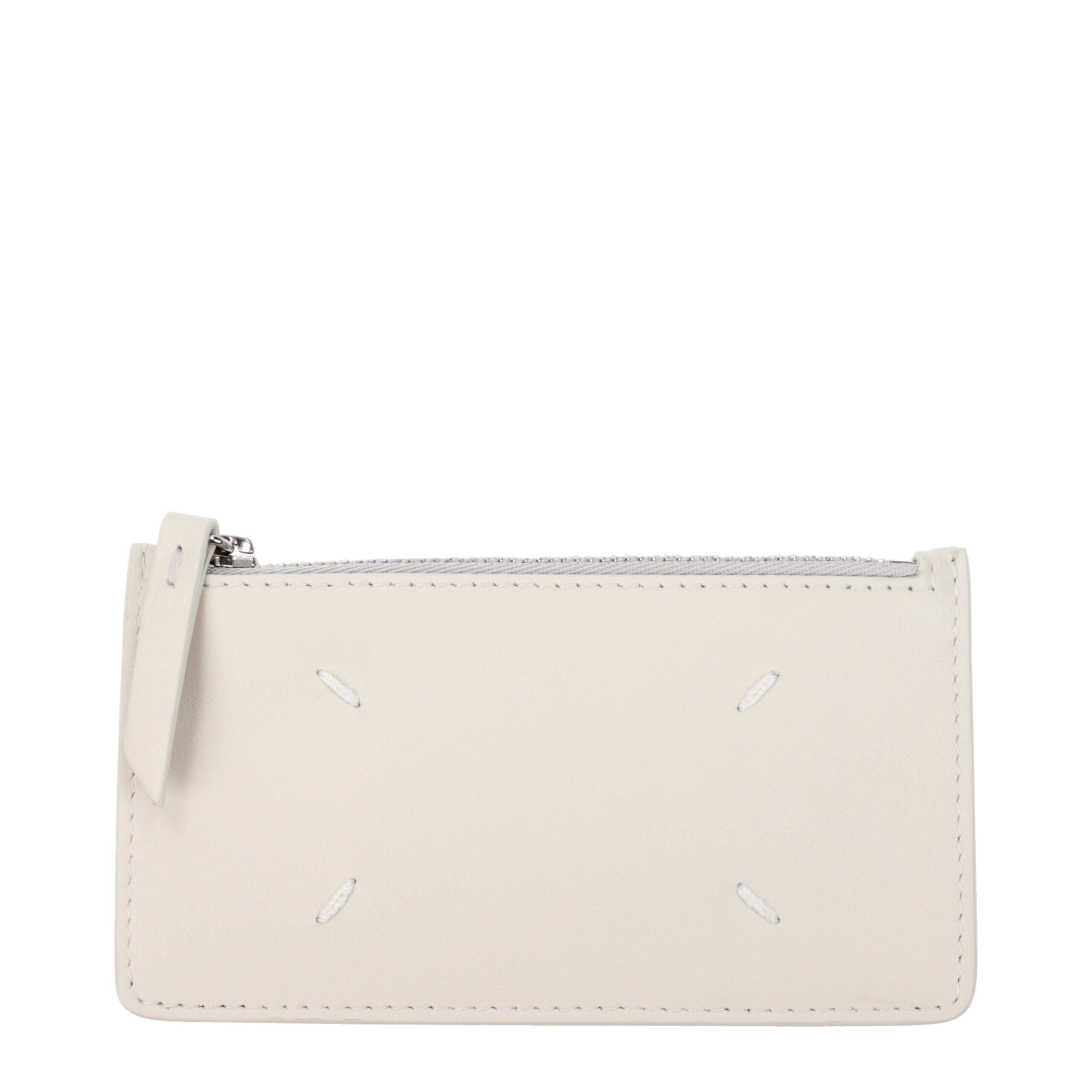 Beige Leather Wallets Maison Margiela