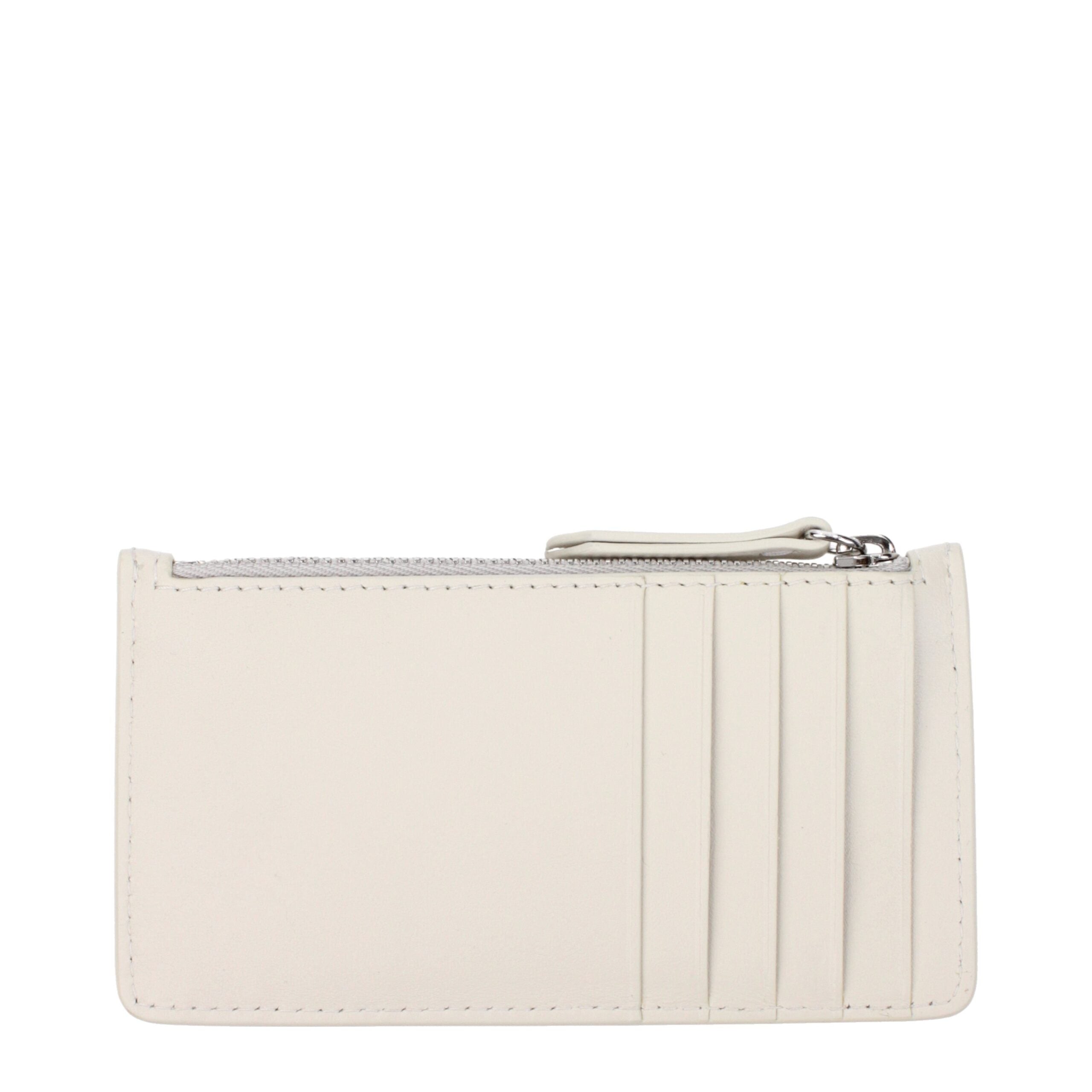 Beige Leather Wallets Maison Margiela