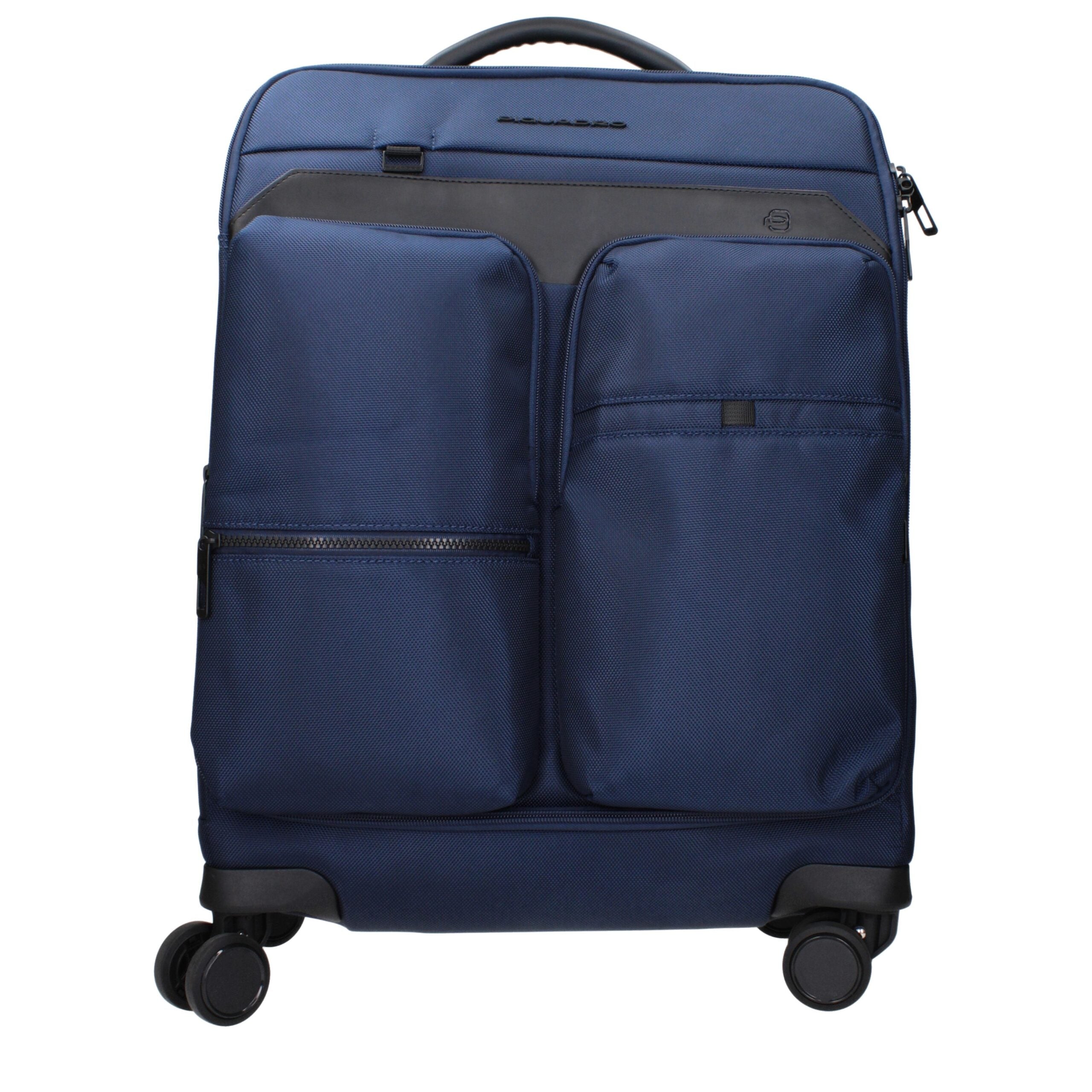 Blue Fabric Luggage And Travel Piquadro