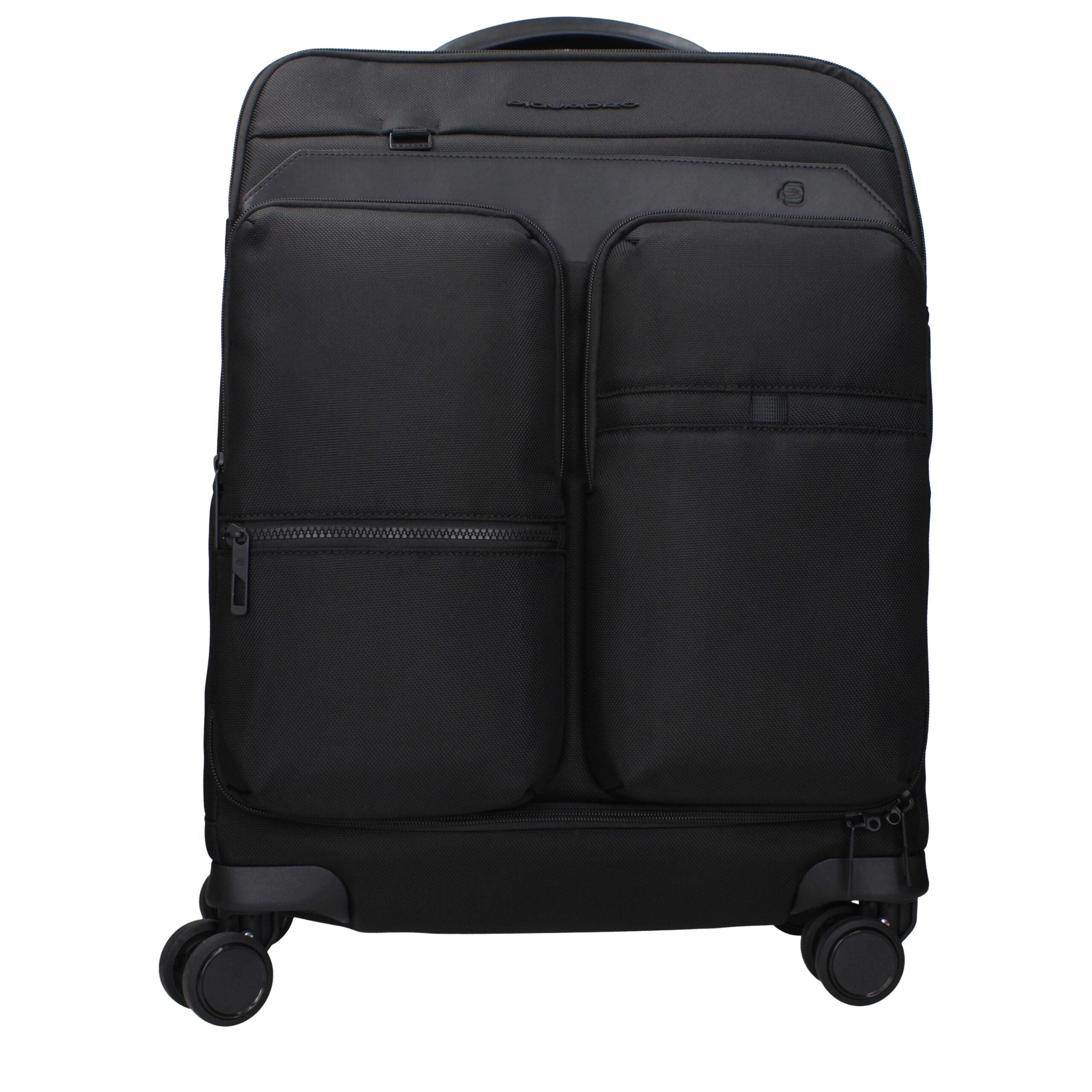 Black Fabric Luggage And Travel Piquadro