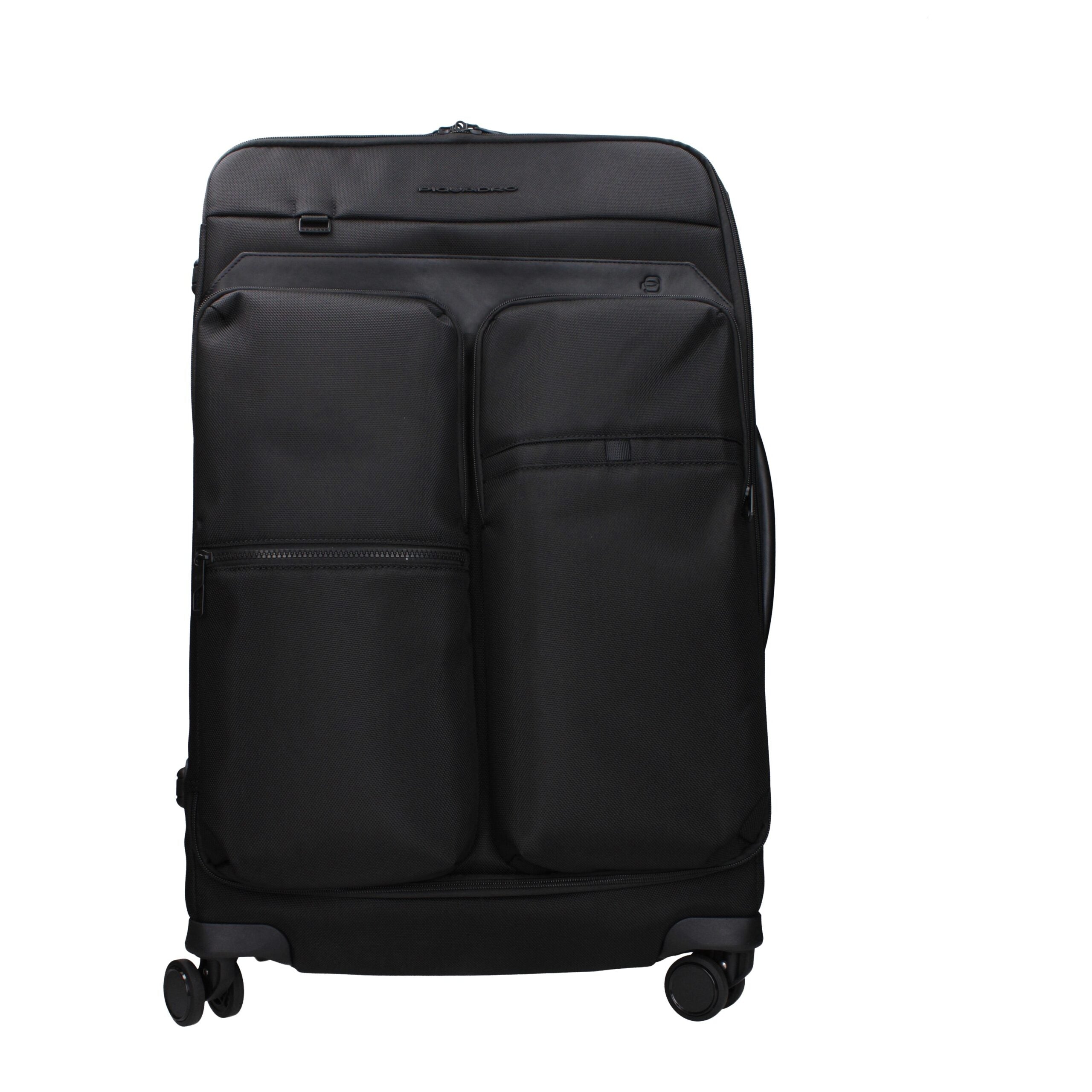 Black Fabric Luggage And Travel Piquadro