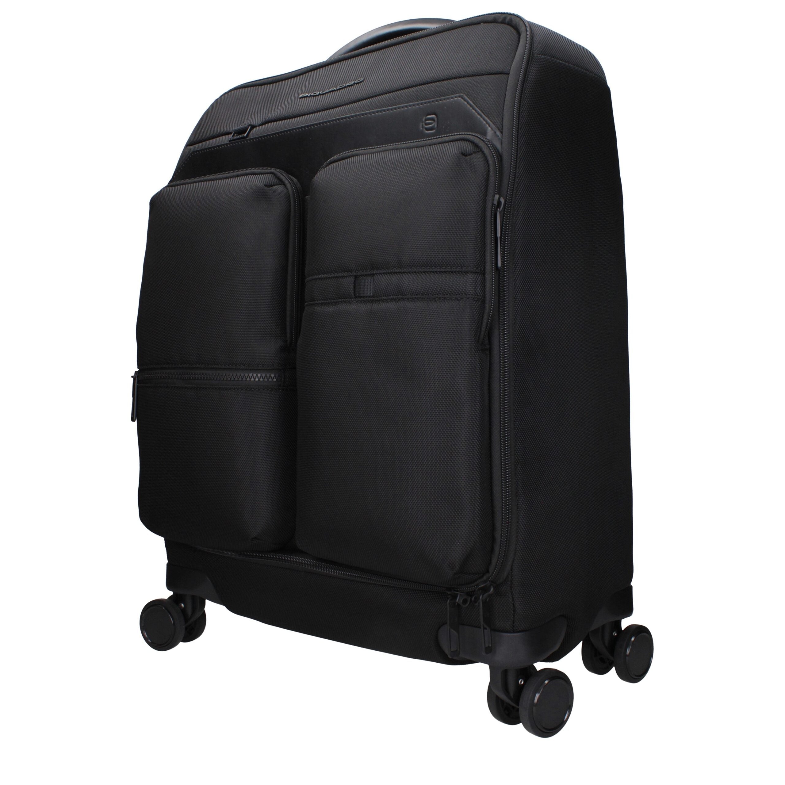 Black Fabric Luggage And Travel Piquadro
